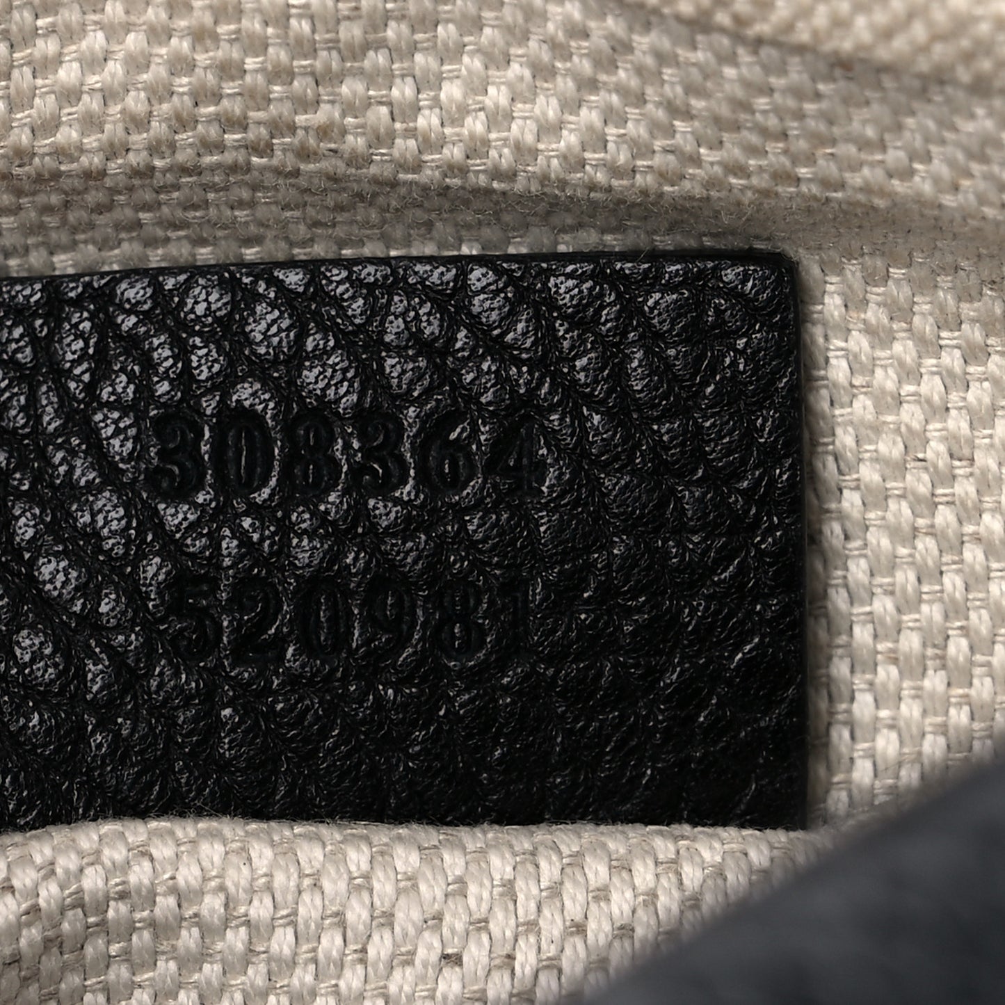 Pebbled Calfskin Small Soho Disco Bag Black