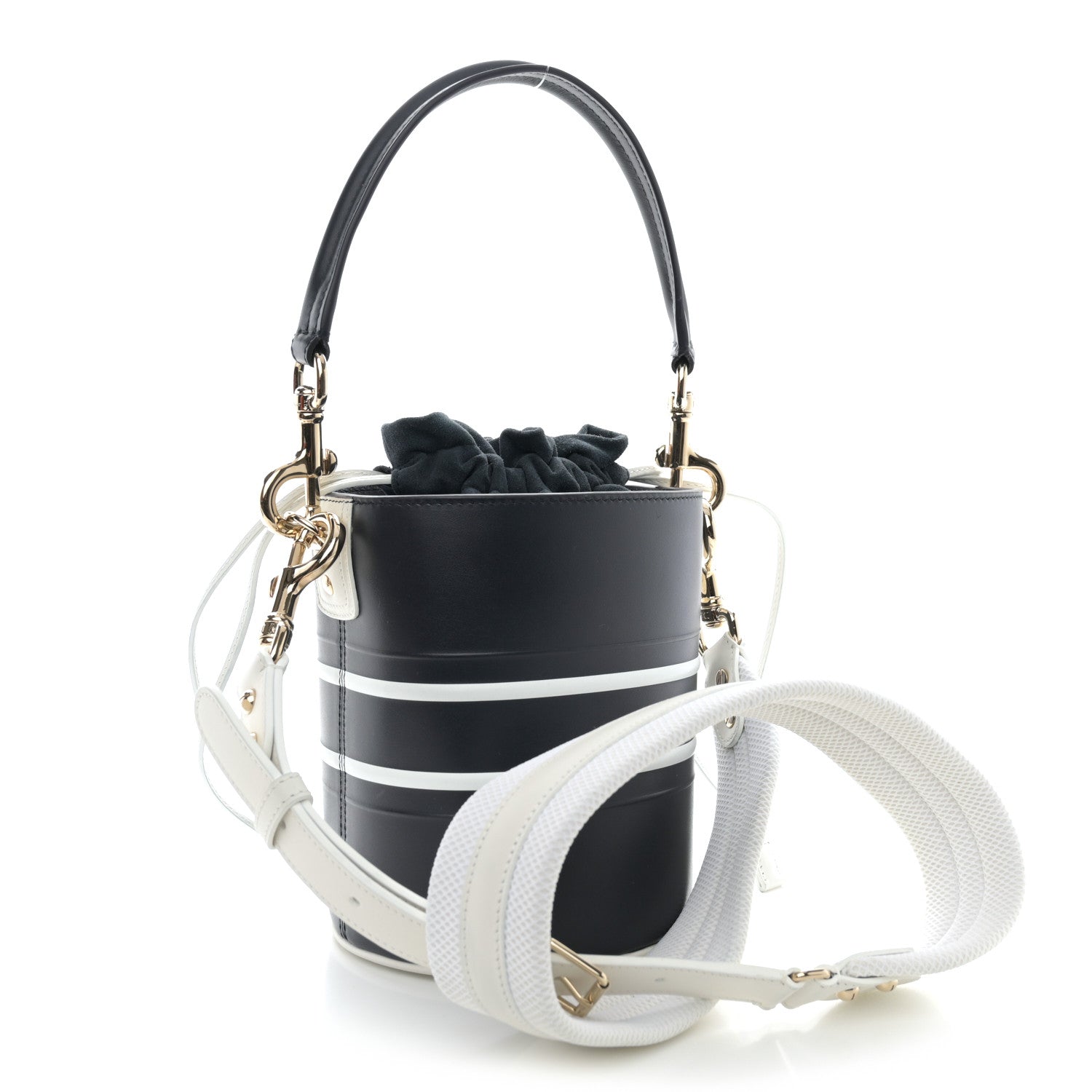 Christian Dior Calfskin Small Dior Vibe Bucket Blue 3 of 10