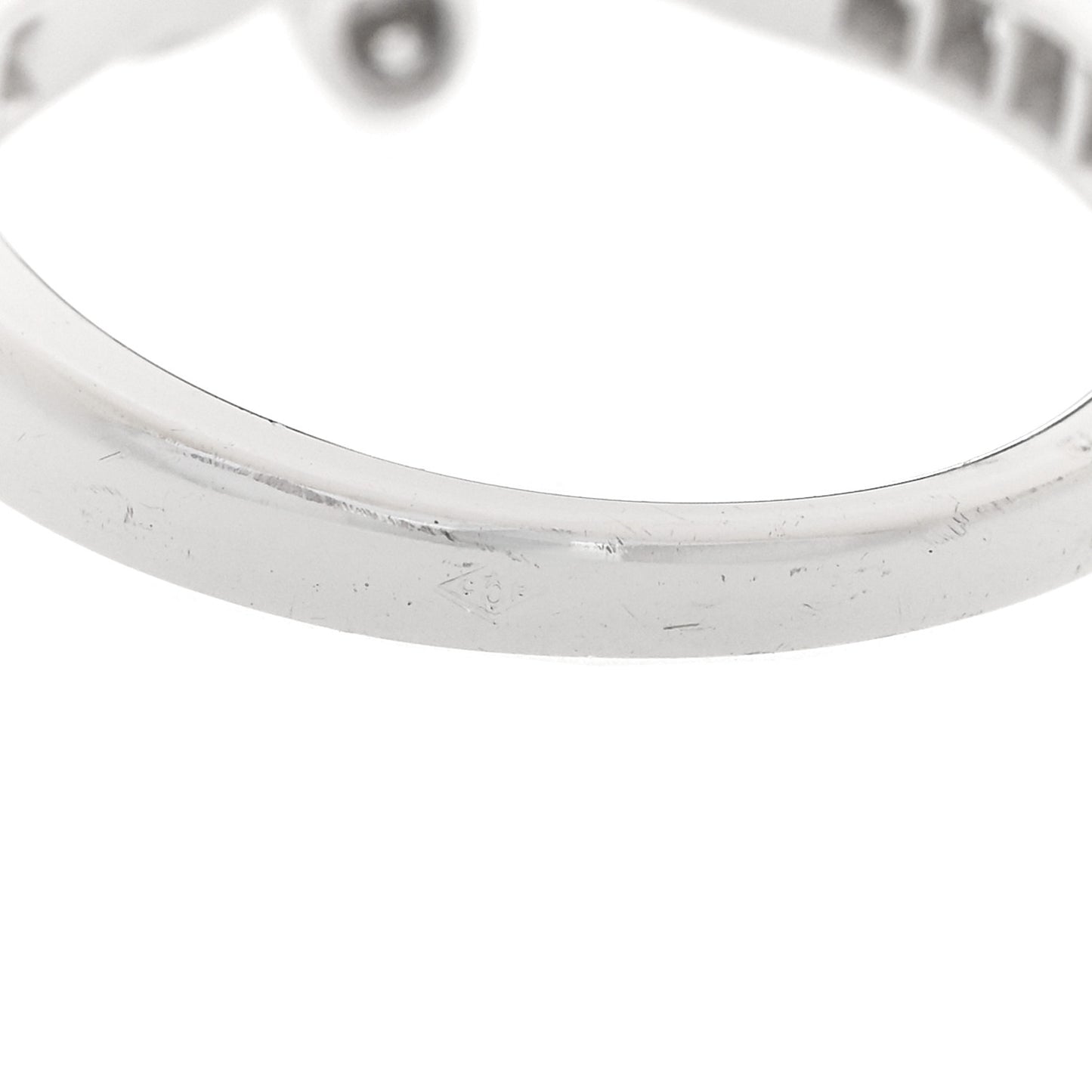 18K White Gold Diamond Socrate Ring 52 6