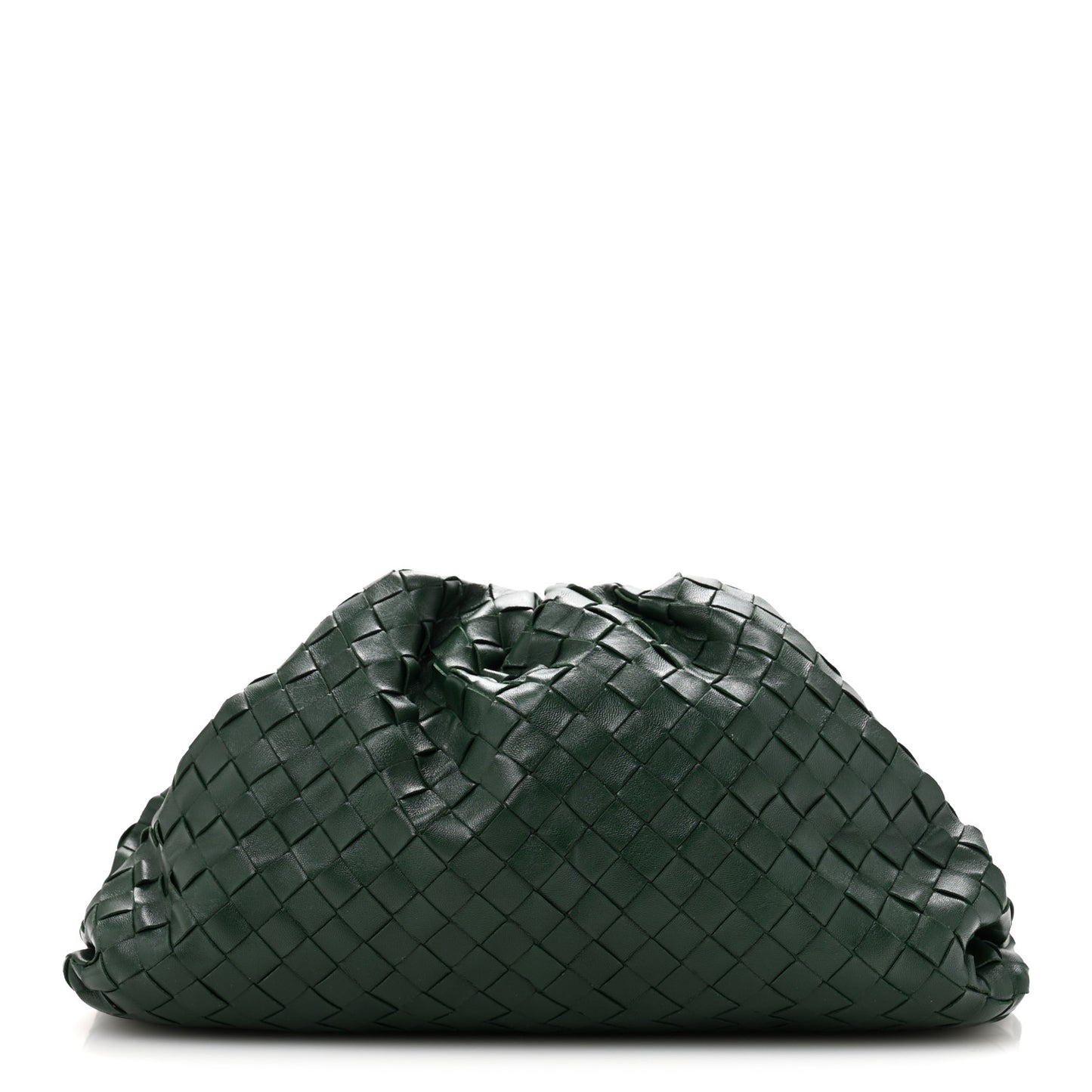 Nappa Maxi Intrecciato The Pouch Oversized Clutch Raintree