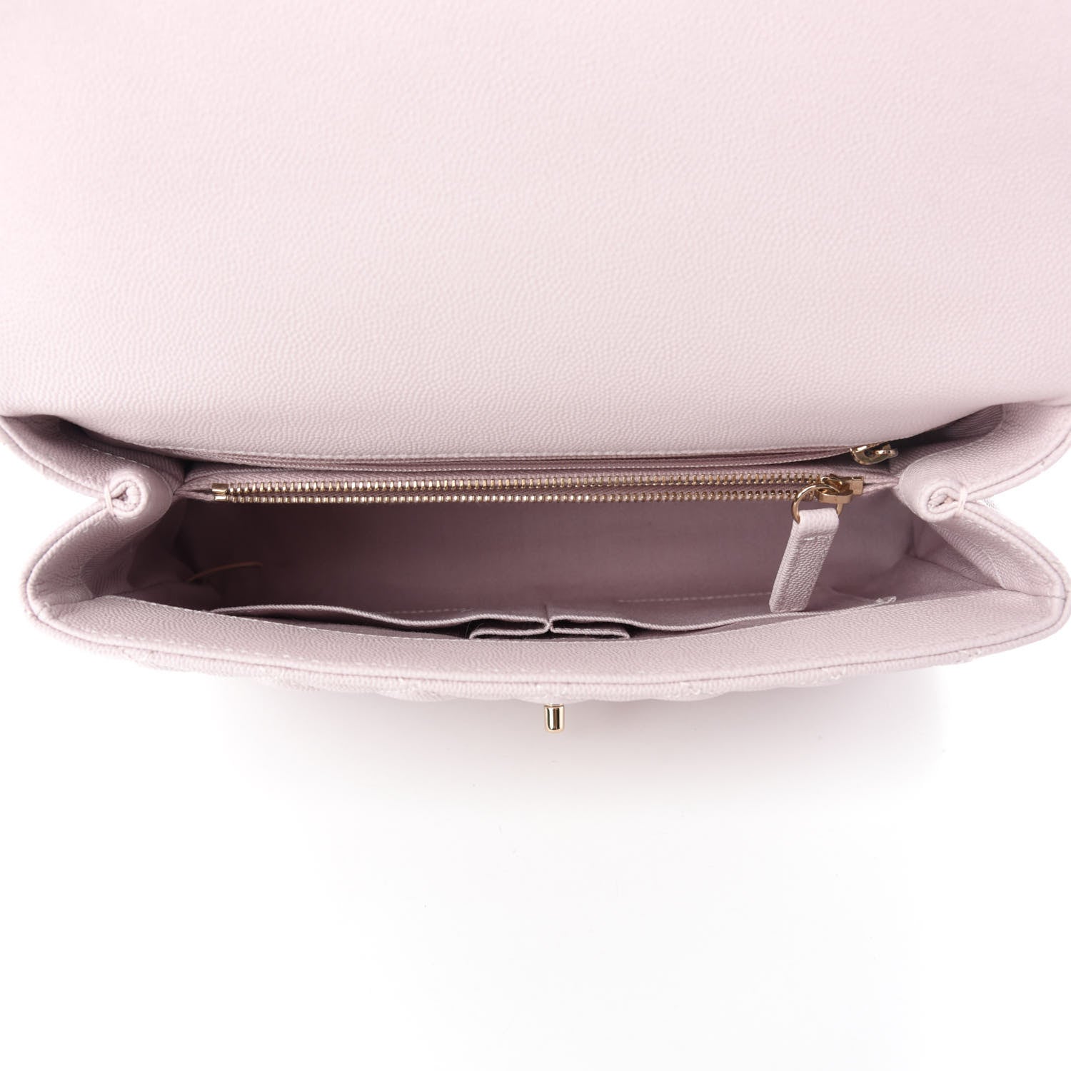 Chanel Caviar Quilted Small Coco Handle Flap Lilas Lilac 5 of 10