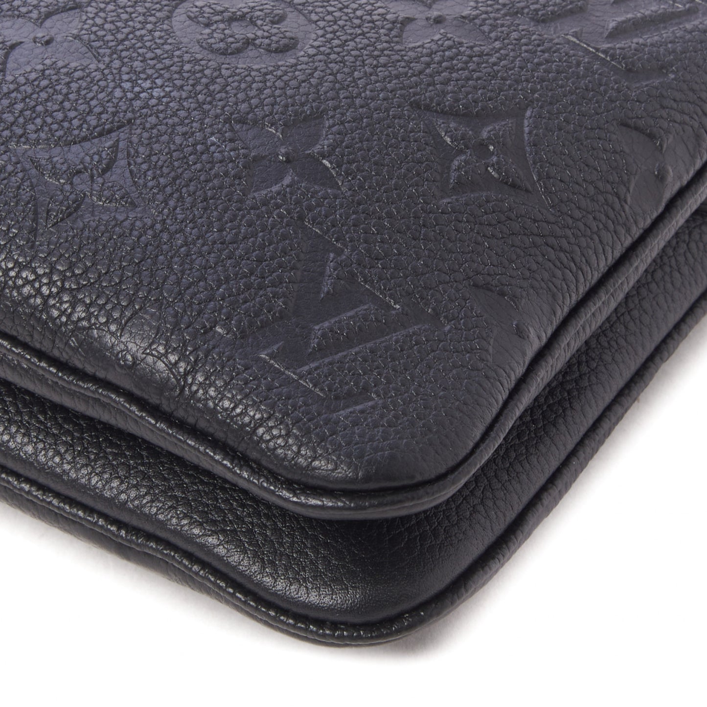 Empreinte Double Zip Pochette Black