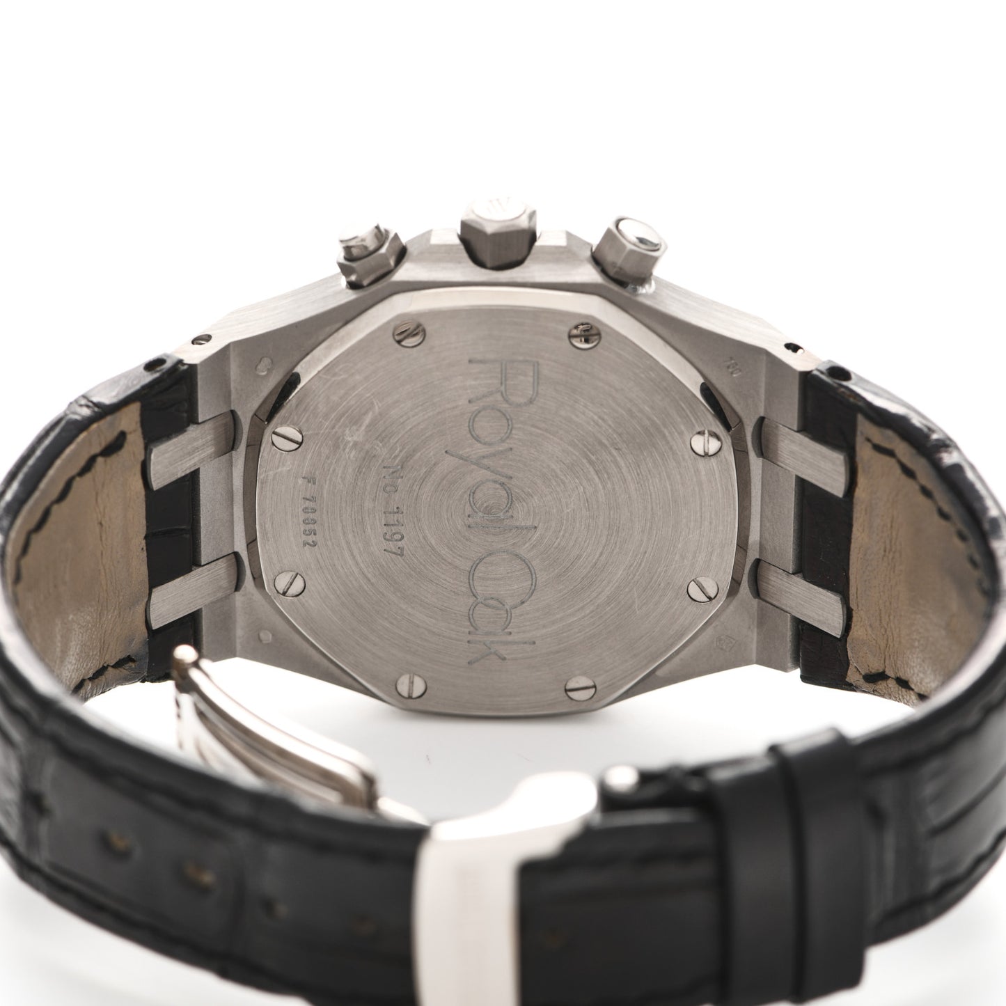 18K White Gold Alligator 39mm Royal Oak Automatic Watch 26022BC.OO.D002CR.01