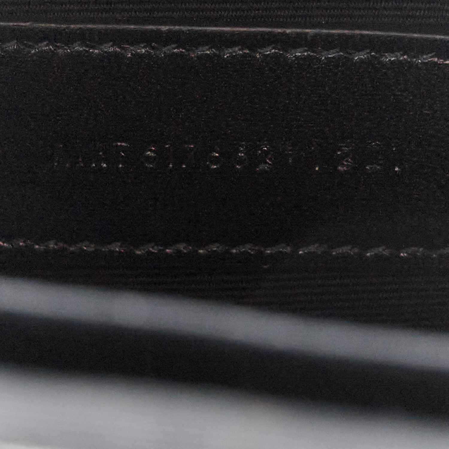 Saint Laurent Grain De Poudre Matelasse Chevron Monogram Envelope Clutch Black 7 of 11