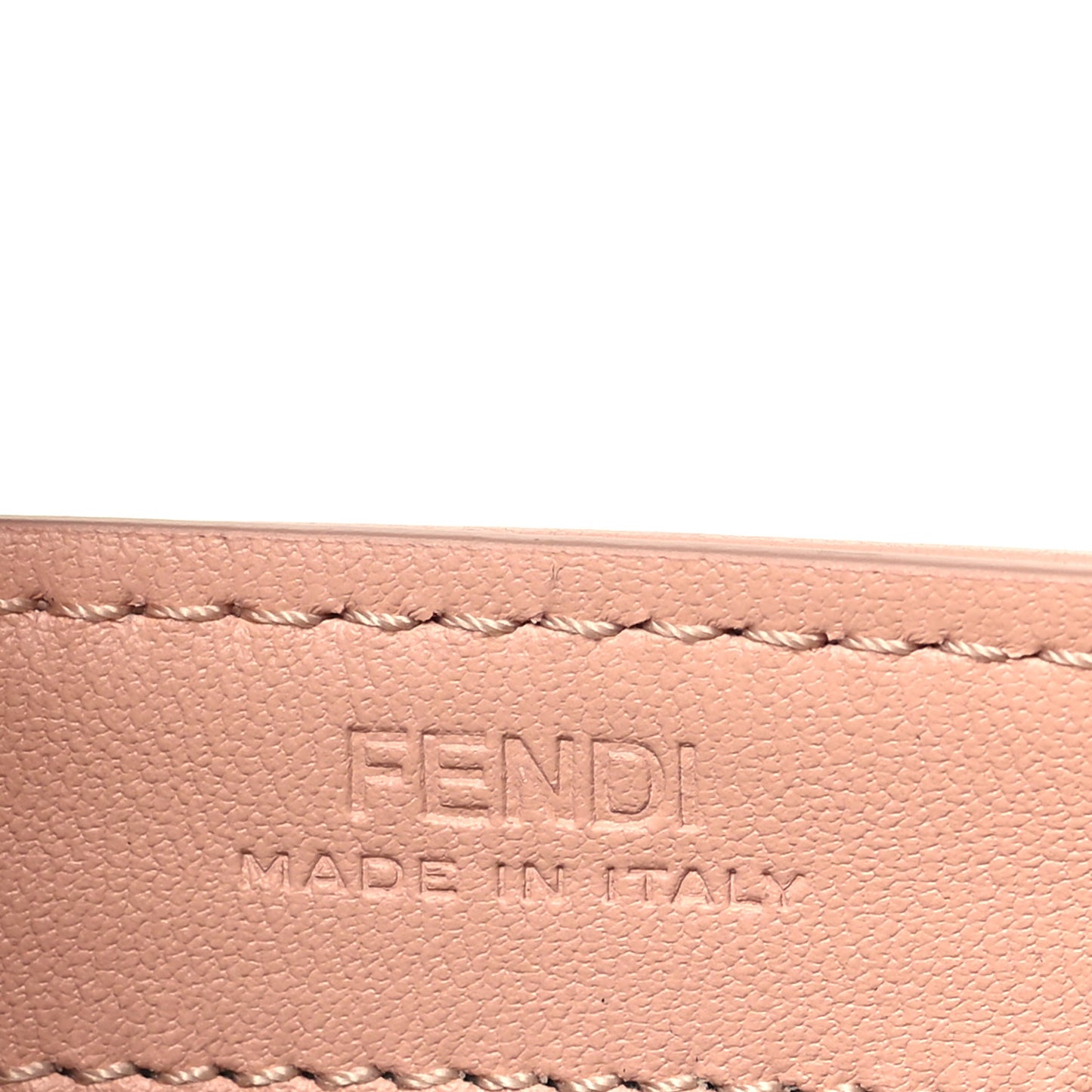 Nappa Matisse FF Embossed Continental Wallet On Chain Light Pink