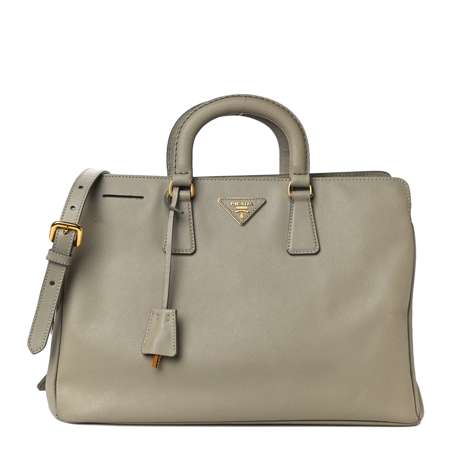 Saffiano Top Handle Tote Pomice