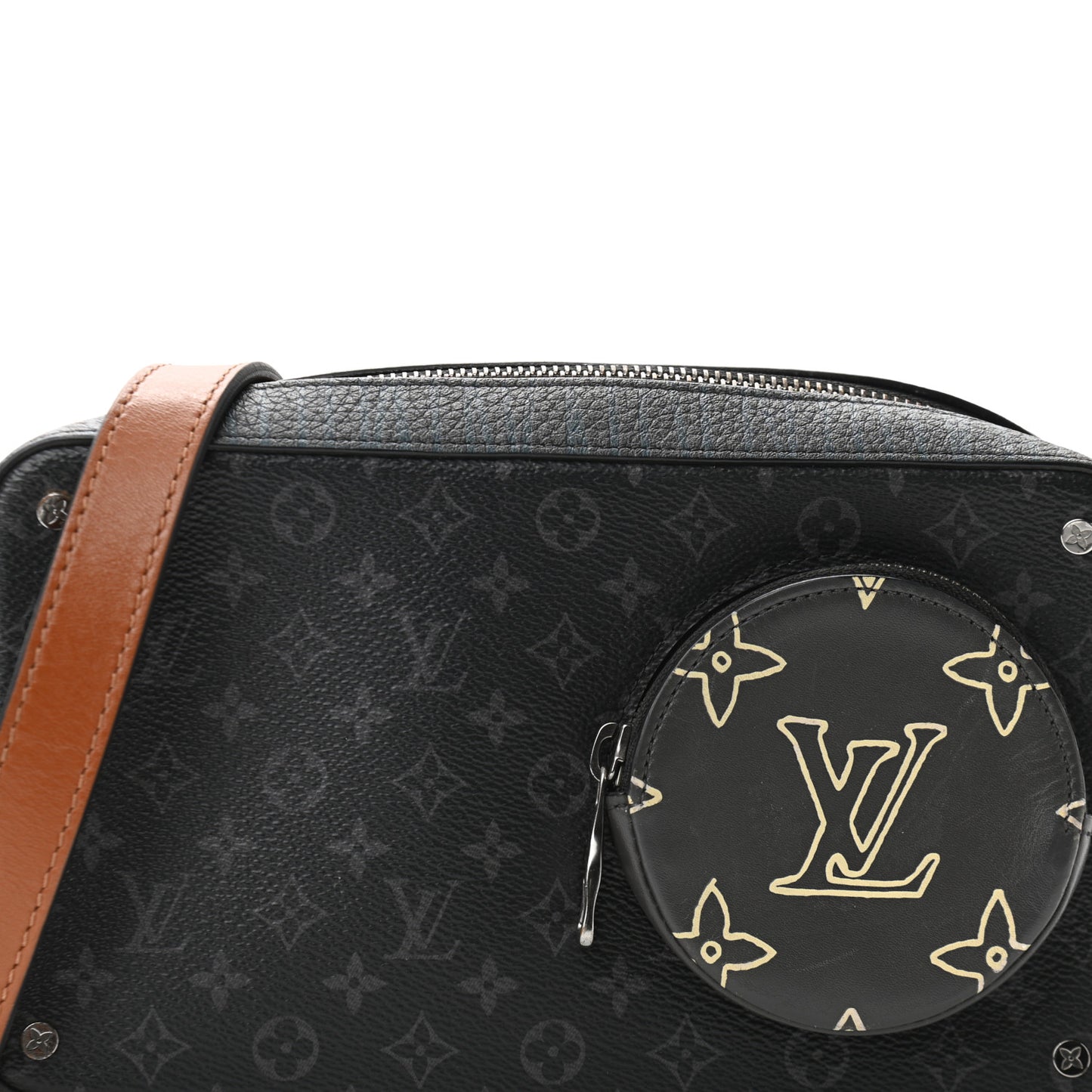 Monogram Eclipse Volga On Strap Crossbody Multicolor