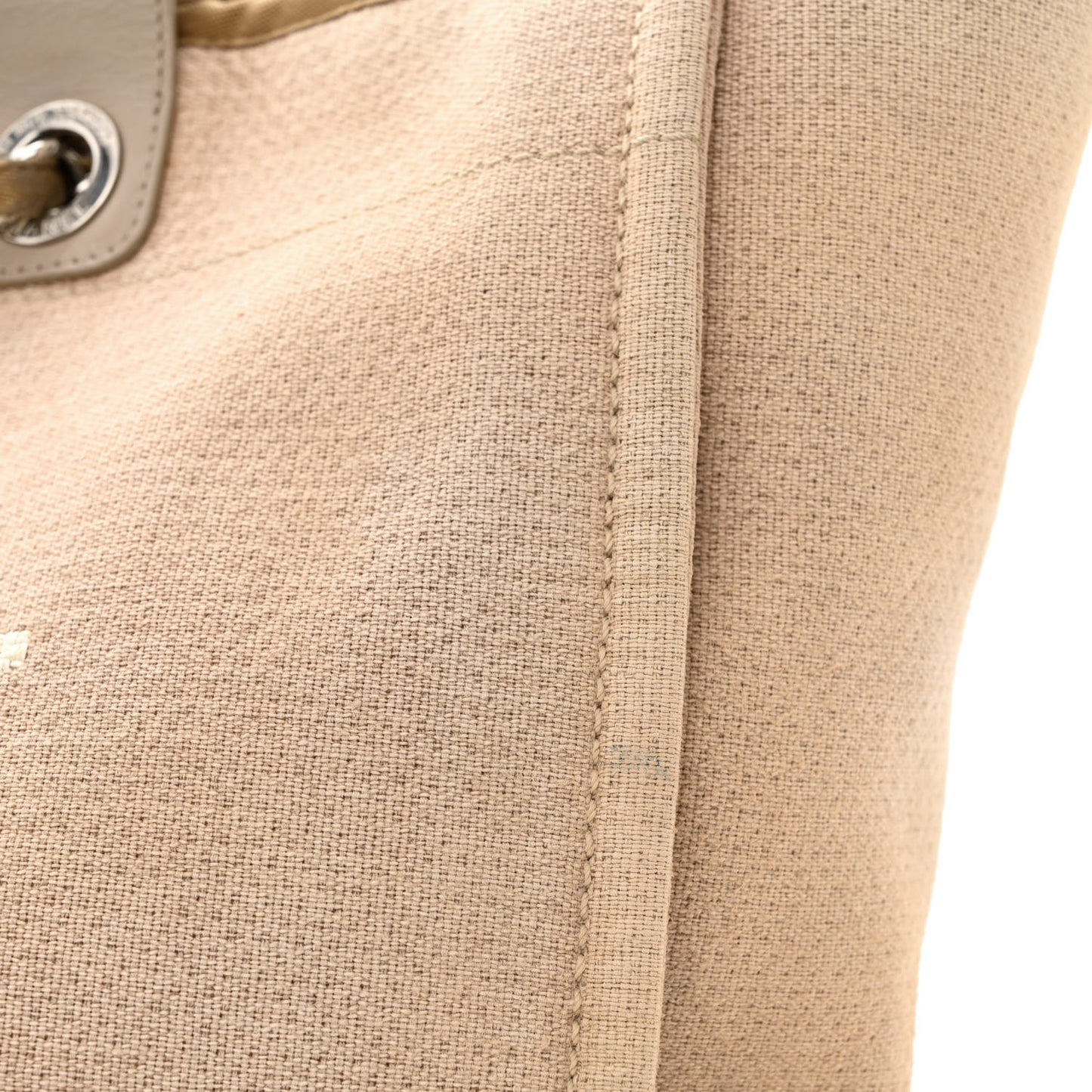Canvas Large Deauville Tote Ecru