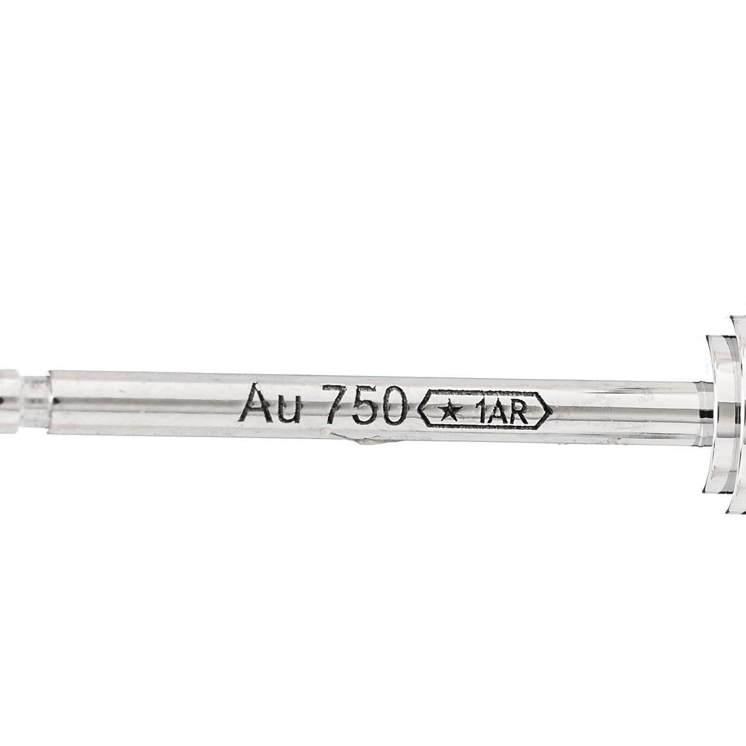 Cartier 18K White Gold Diamond XS D'Amour Earrings 4 of 5