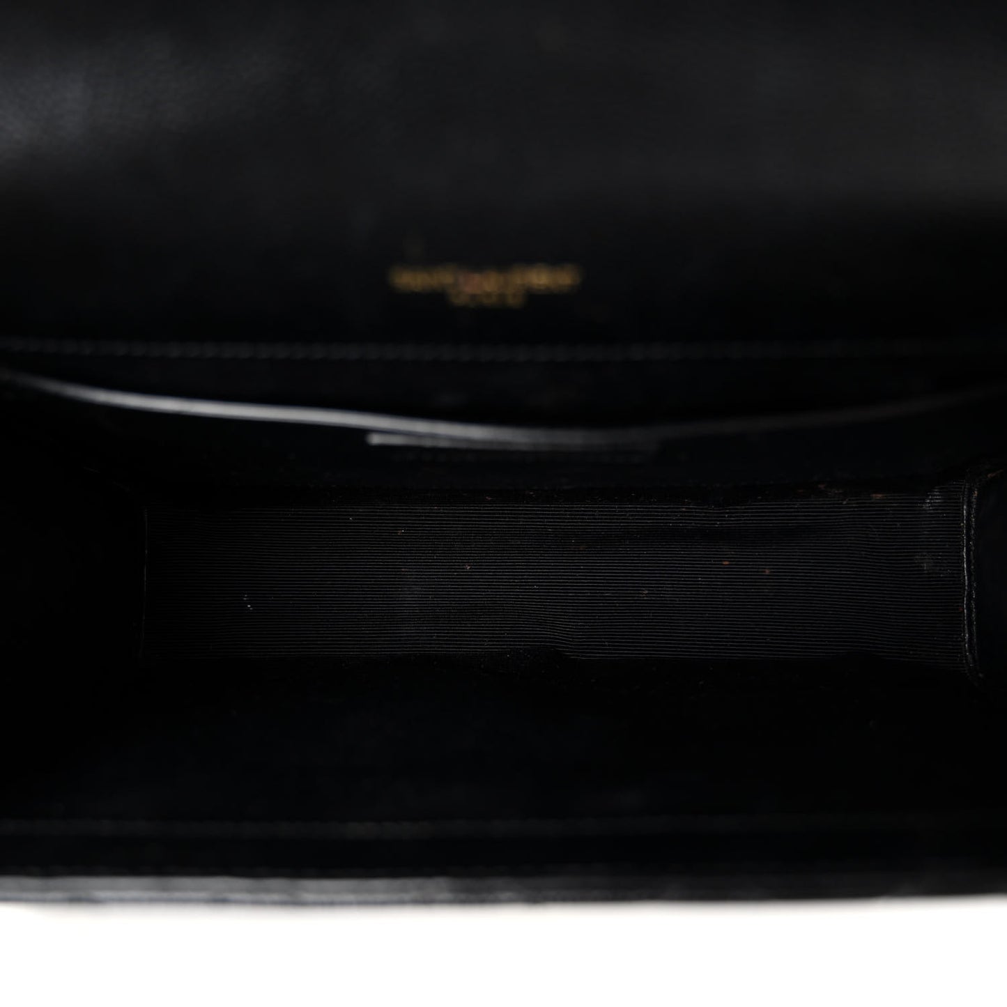 Grain De Poudre Textured Mixed Matelasse Triquilt Medium Monogram Satchel Black