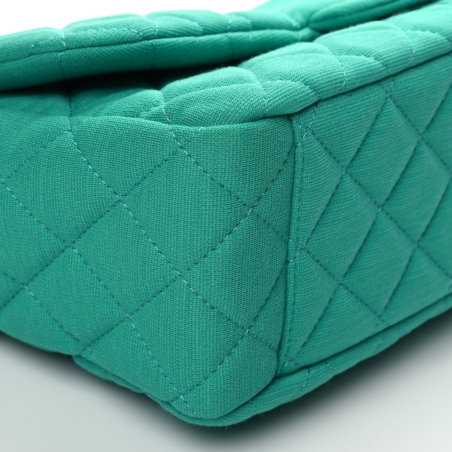Jersey Quilted XL Jumbo Flap Green