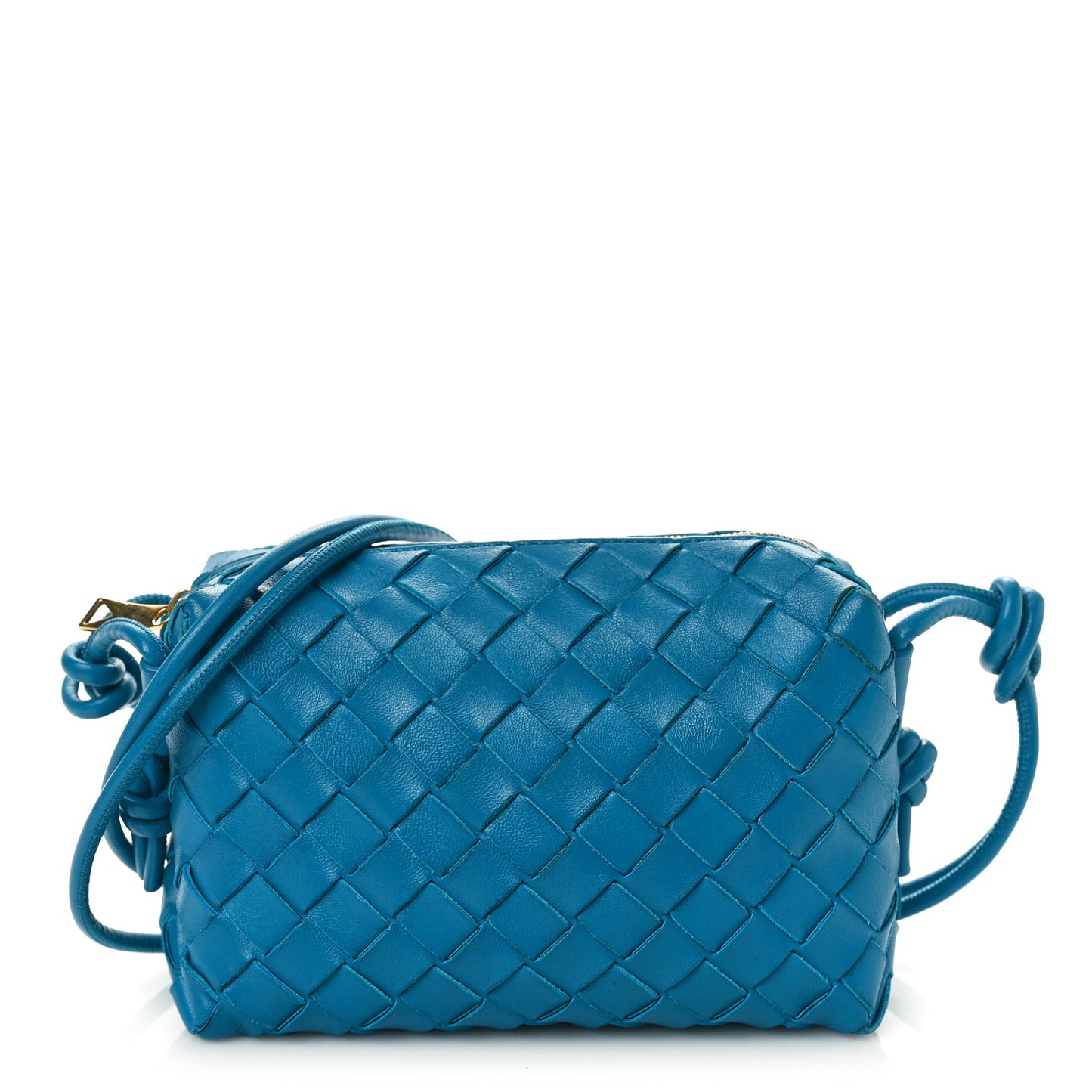 Nappa Intrecciato Mini Loop Camera Bag Blueprint