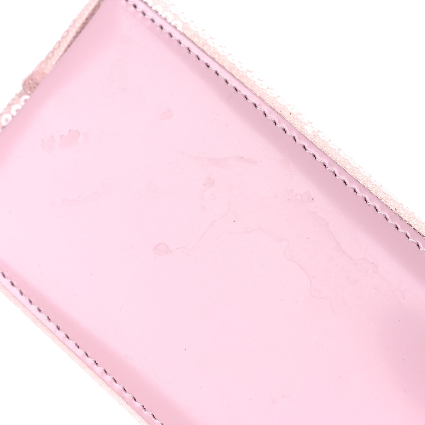 Sequin Mesh Small Tote Bag Pink