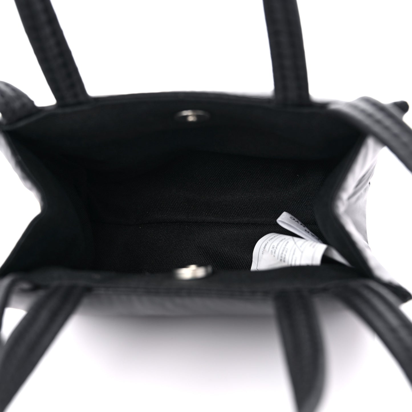 Nylon Small Puff Shopping Bag Black