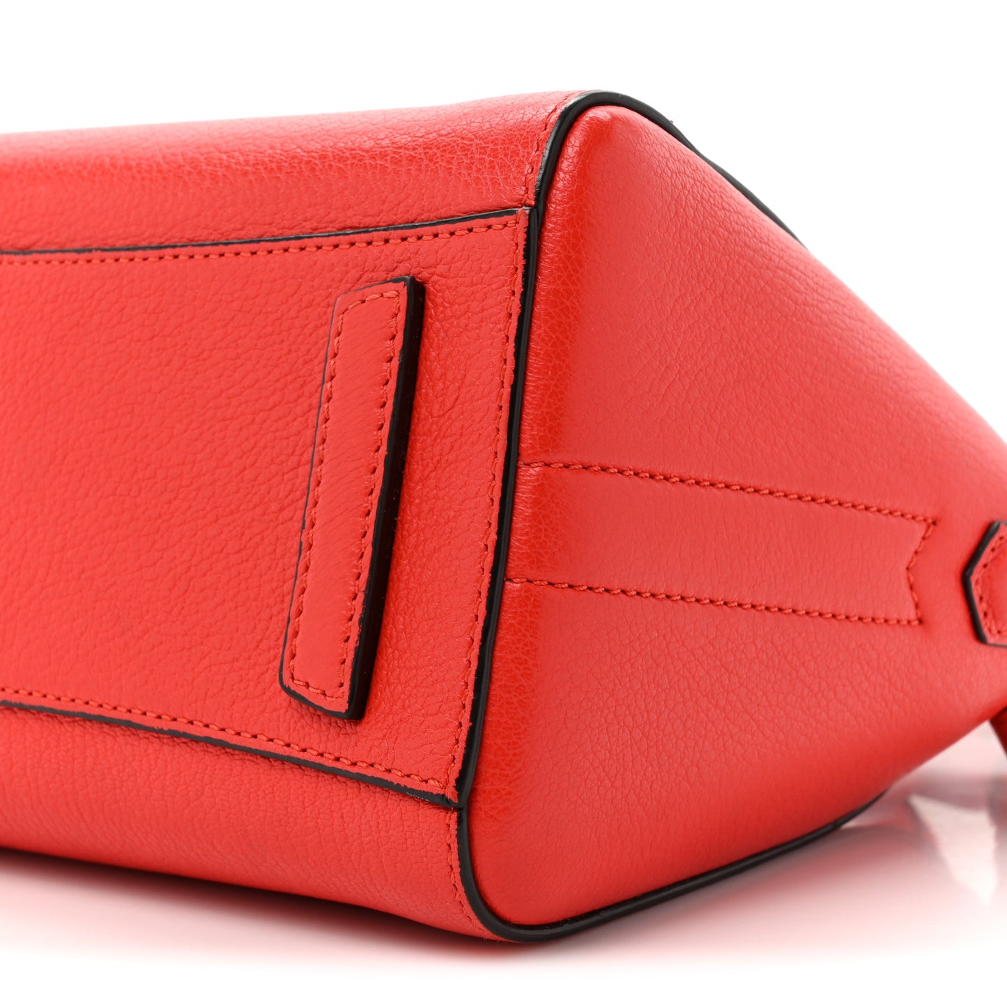 Sugar Goatskin Mini Antigona Pop Red