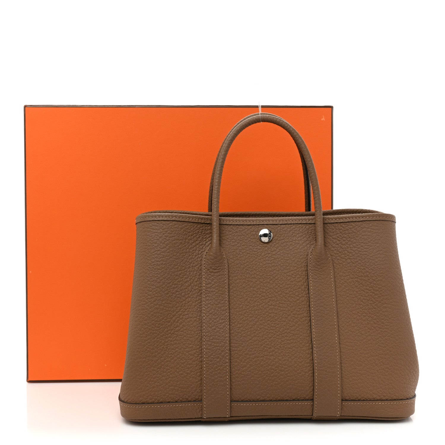 Hermes Vache Country Garden Party 30 TPM Beige De Weimar 12 of 12