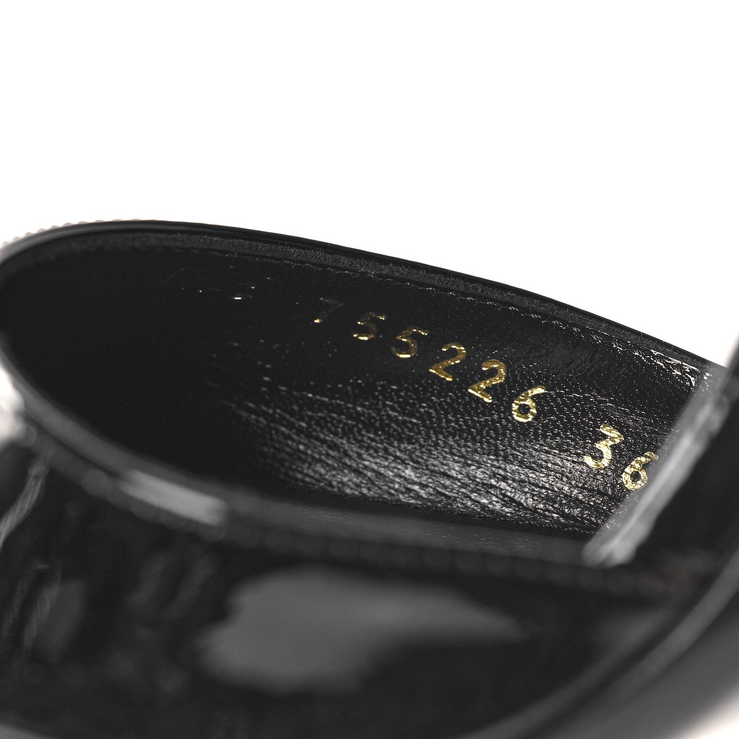 Saint Laurent Patent Avenue 110 Ankle Strap Pointed Pumps 36 Black 6 of 9
