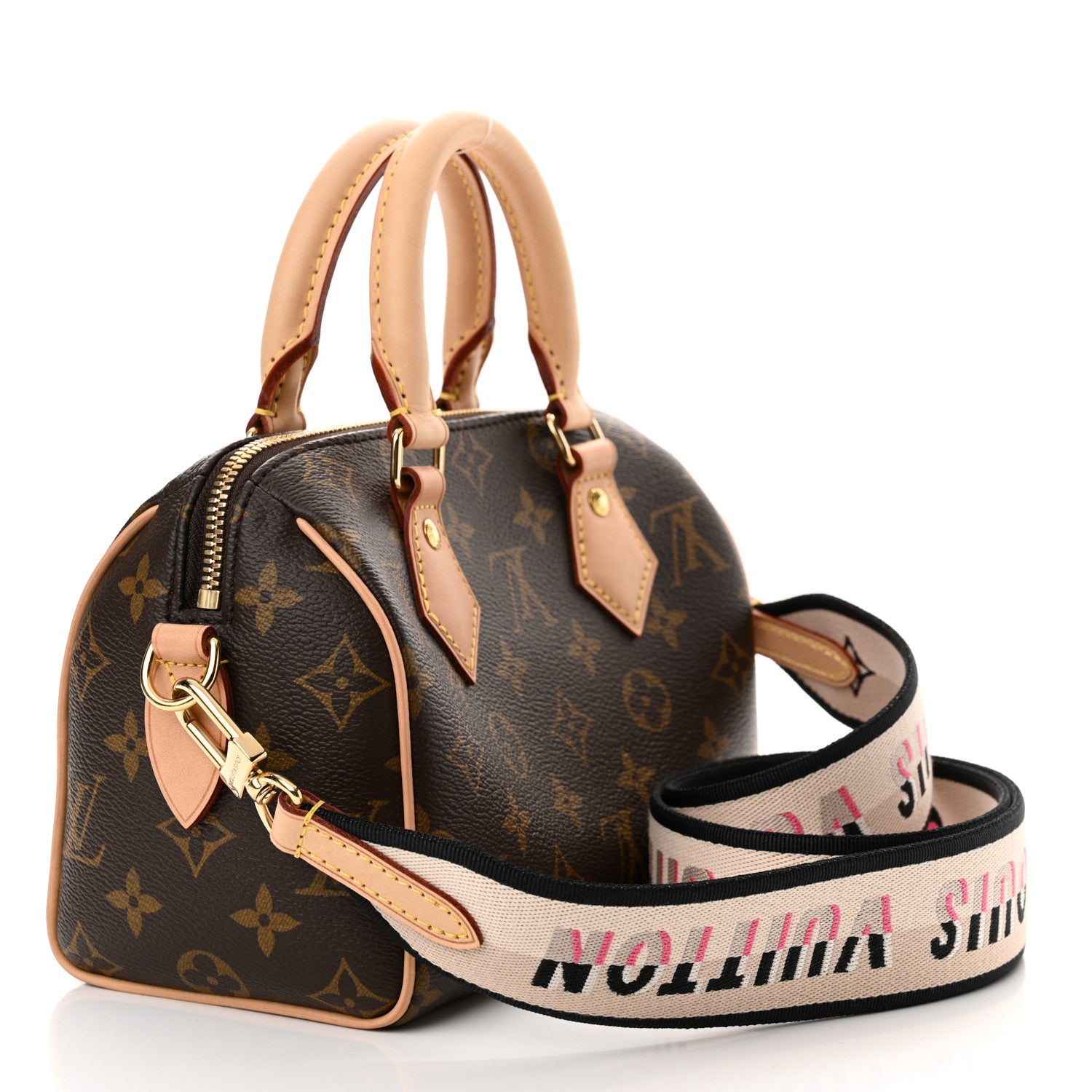 Louis Vuitton Monogram Speedy Bandouliere 20 Black 3 of 11