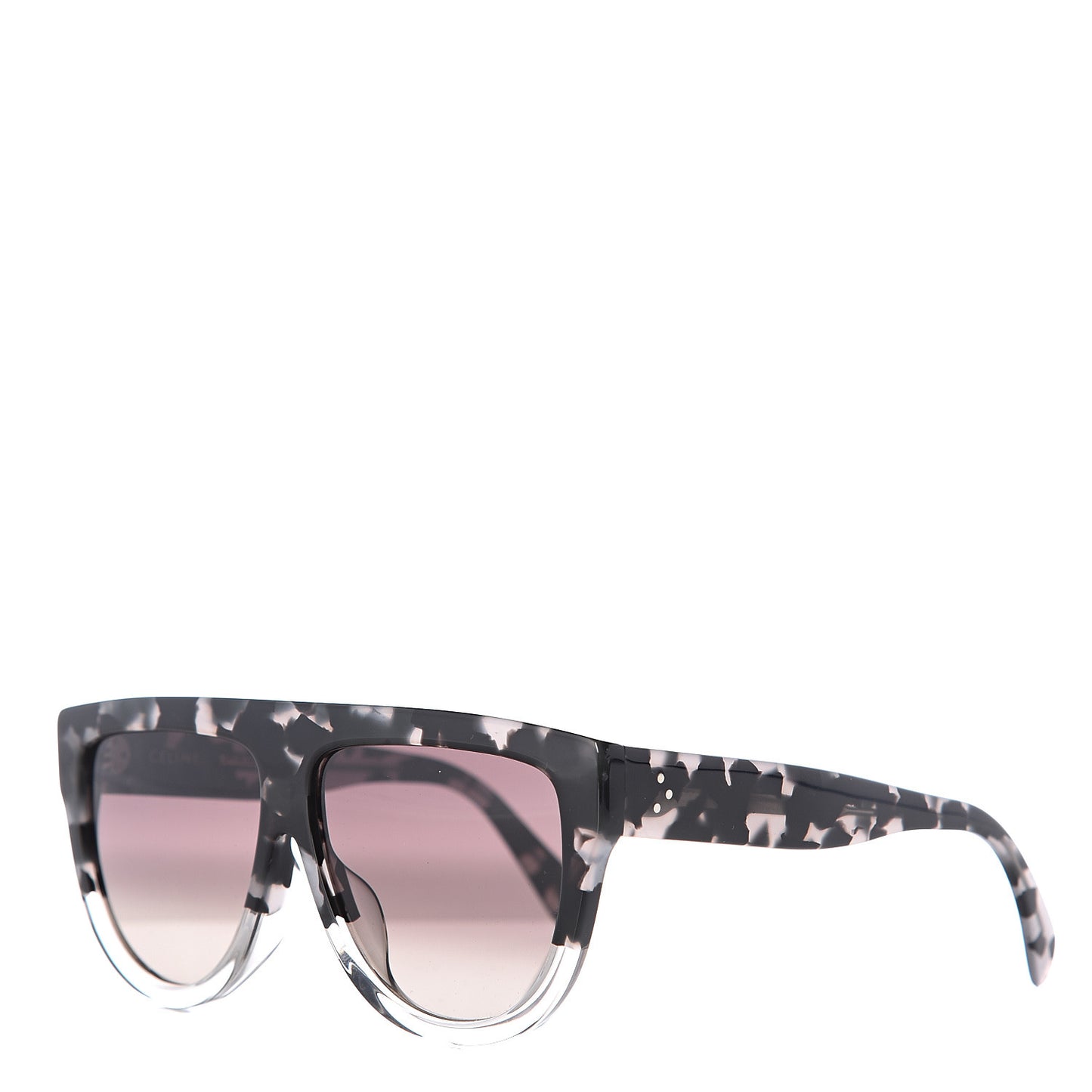 Acetate Aviator Sunglasses CL 40001F Black