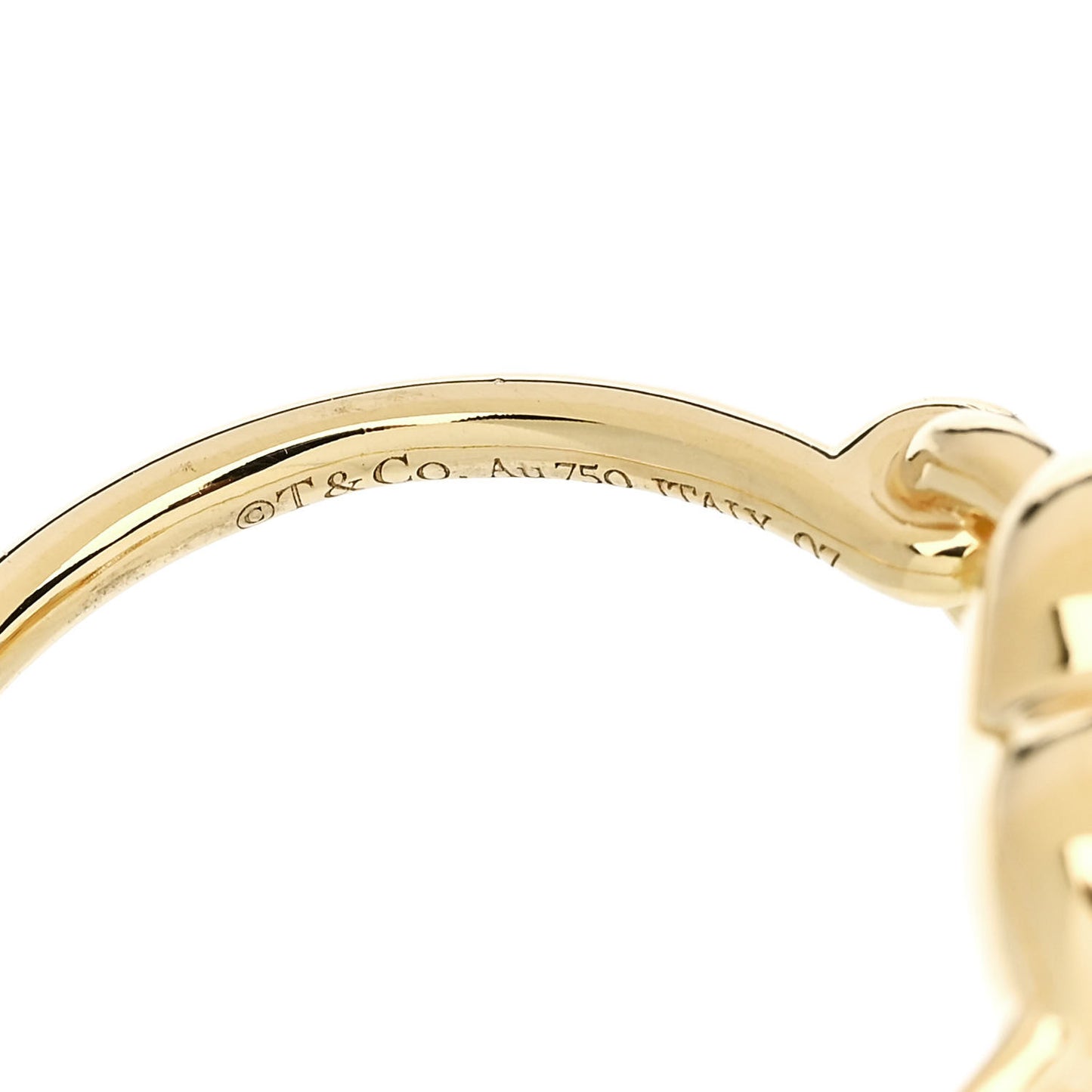 18K Yellow Gold Return to Tiffany Full Heart Ring 54 7