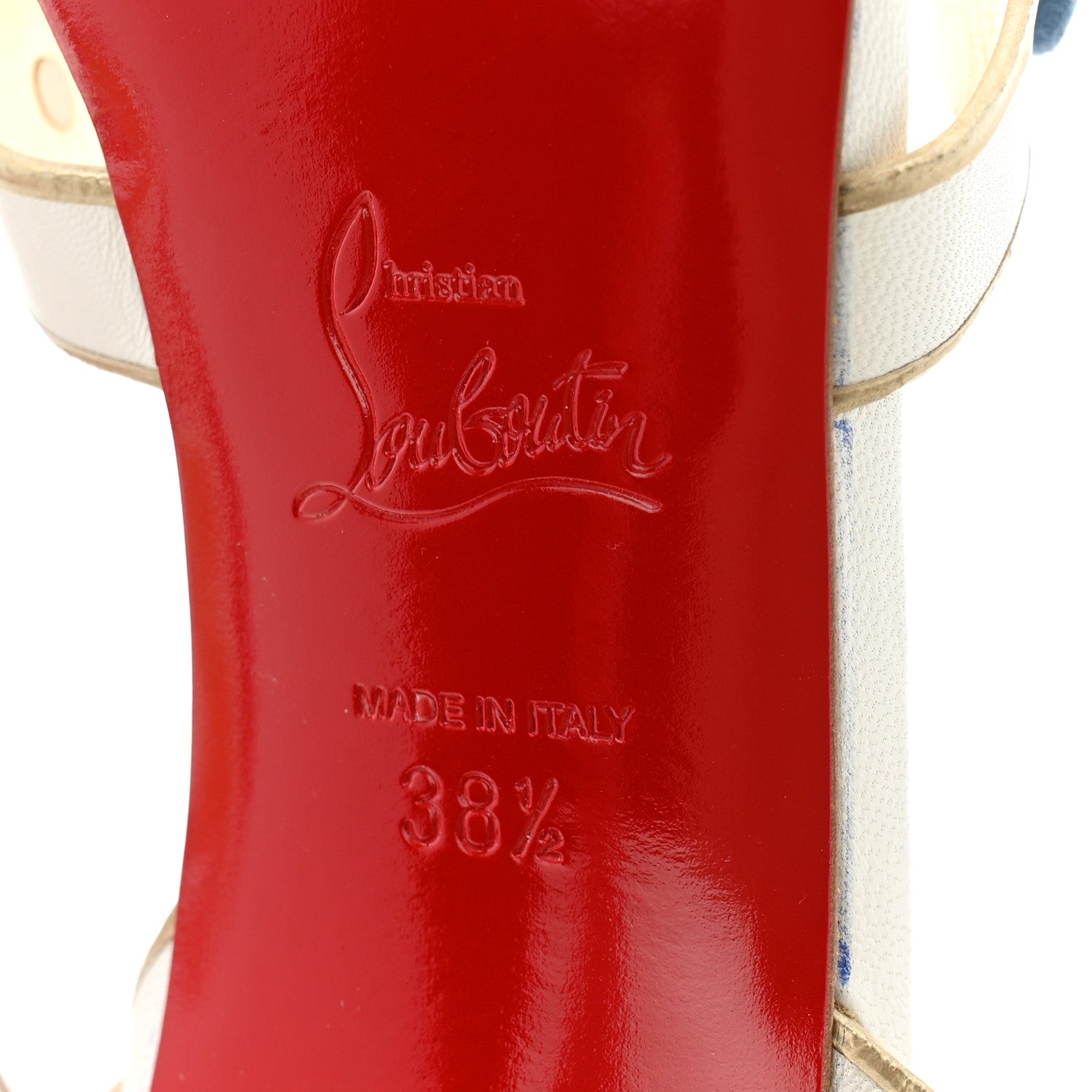 Christian Louboutin Calfskin Smartissima 100 Pumps 38.5 Multicolor 6 of 10
