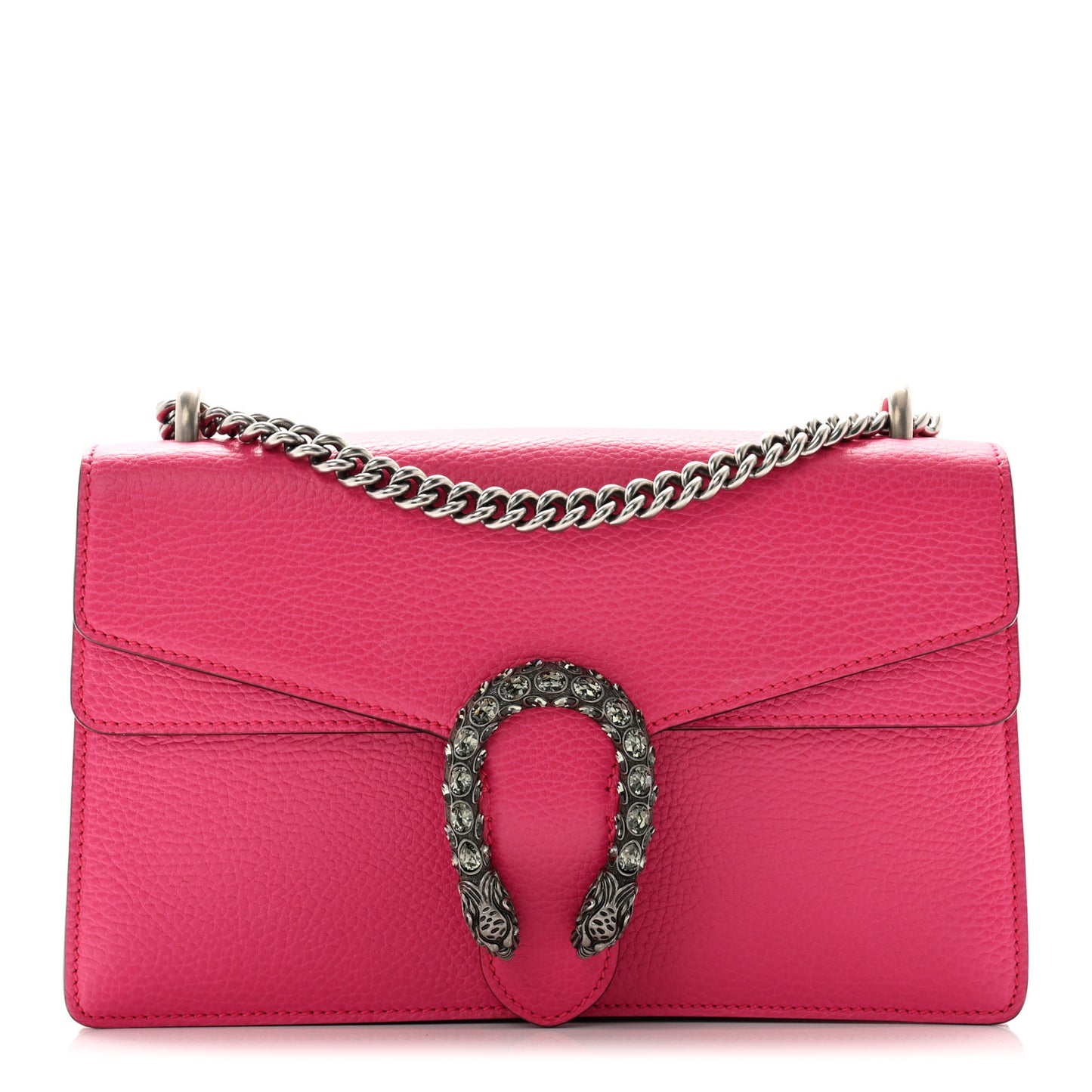 Dollar Calfskin Small Dionysus Shoulder Bag Box Pink