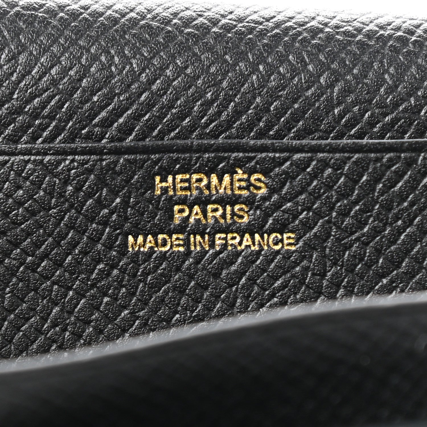 Hermes Epsom Bearn Gusset Wallet Black 6 of 8