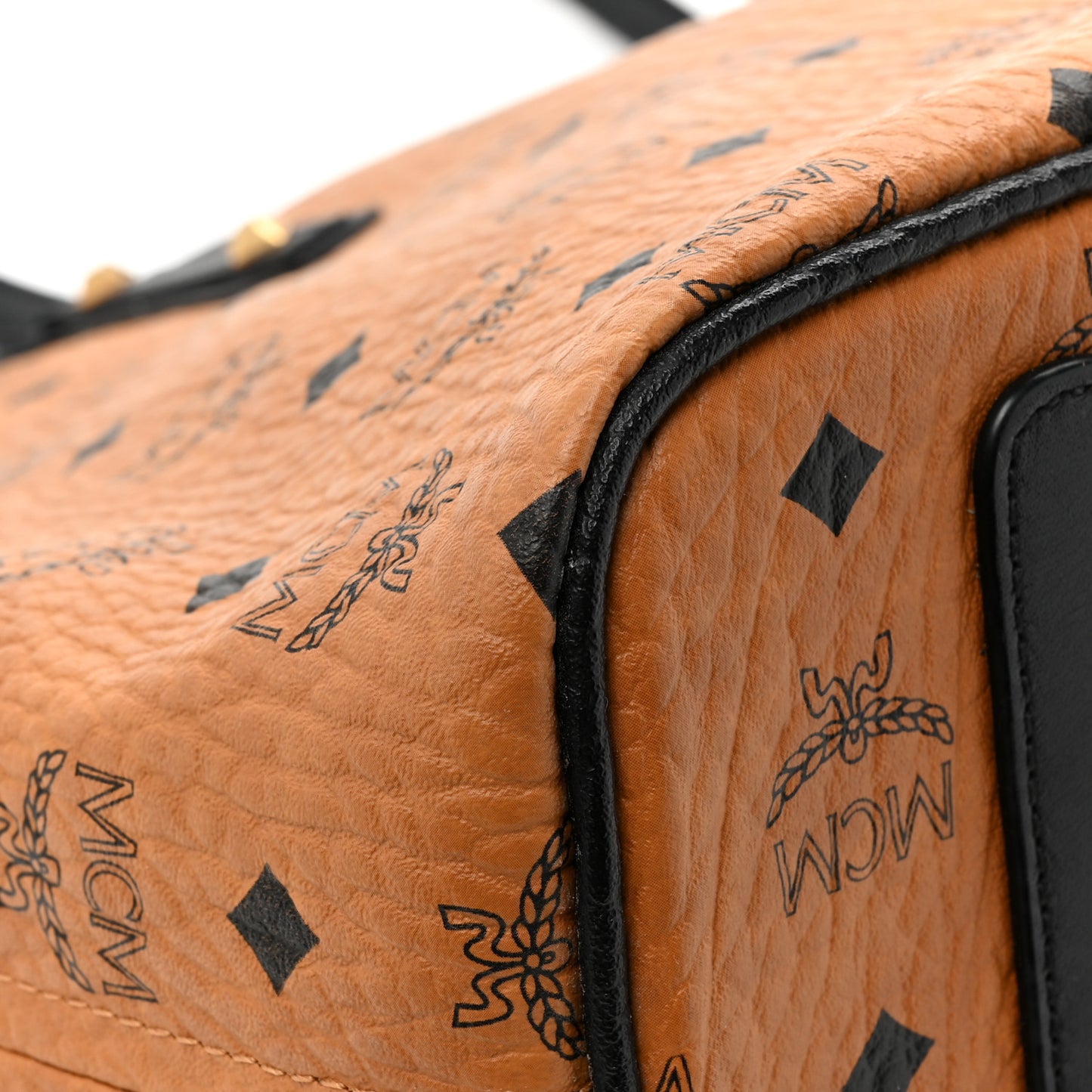 Visetos Medium Project Reversible Shopper Tote Cognac