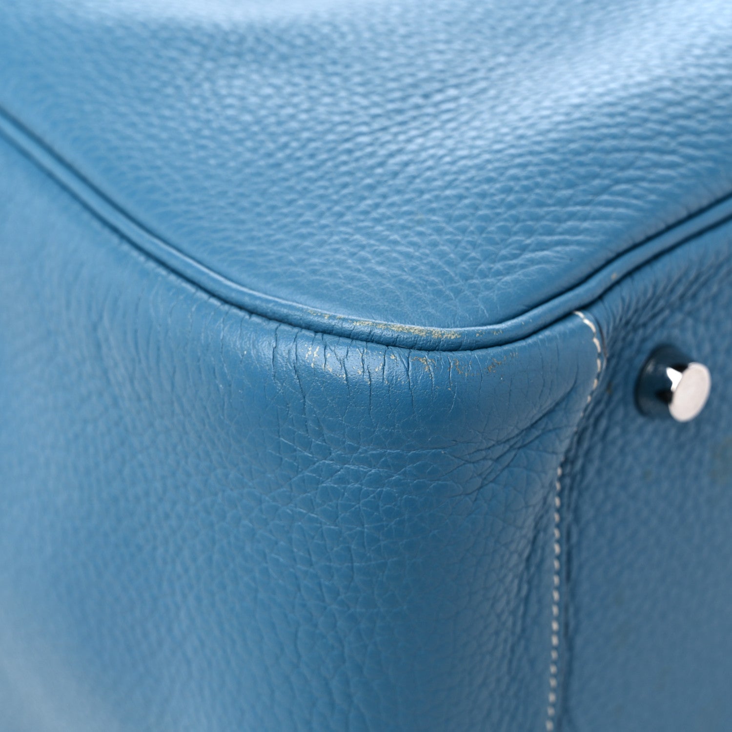 Hermes Taurillon Clemence Lindy 34 Bleu Jean 10 of 21