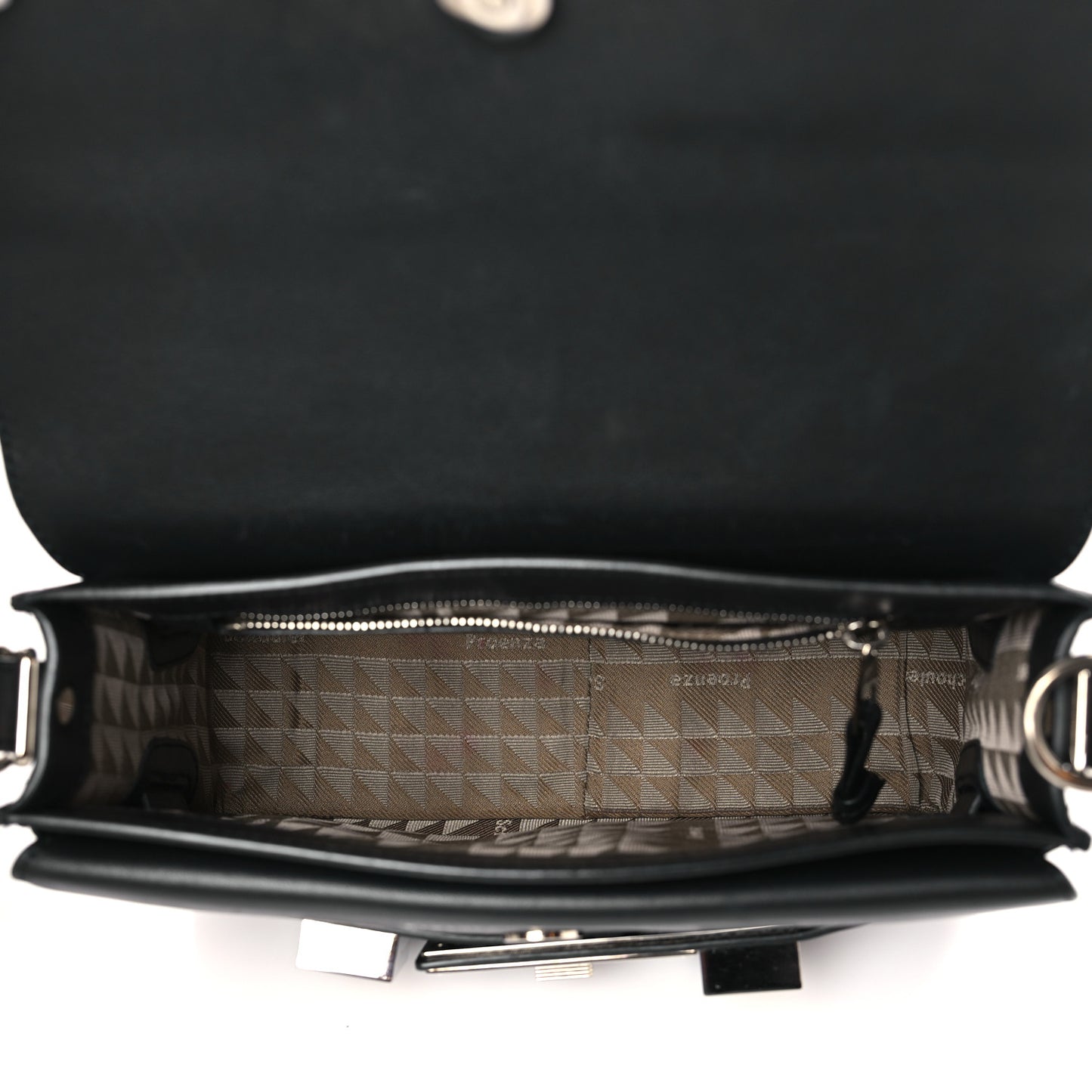 Calfskin Mini PS11 Classic Shoulder Bag Black