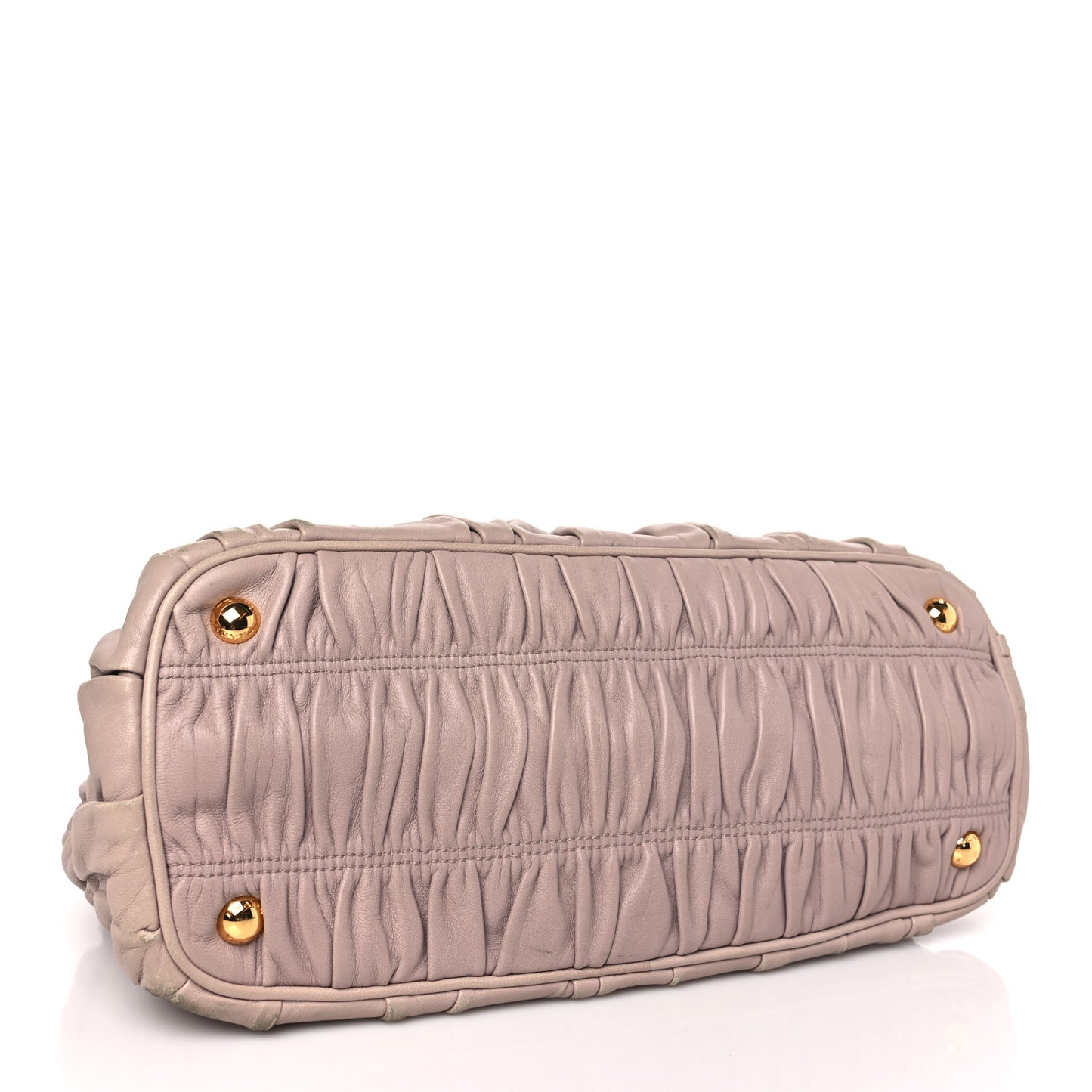 Nappa Gaufre Shopping Satchel Cipria