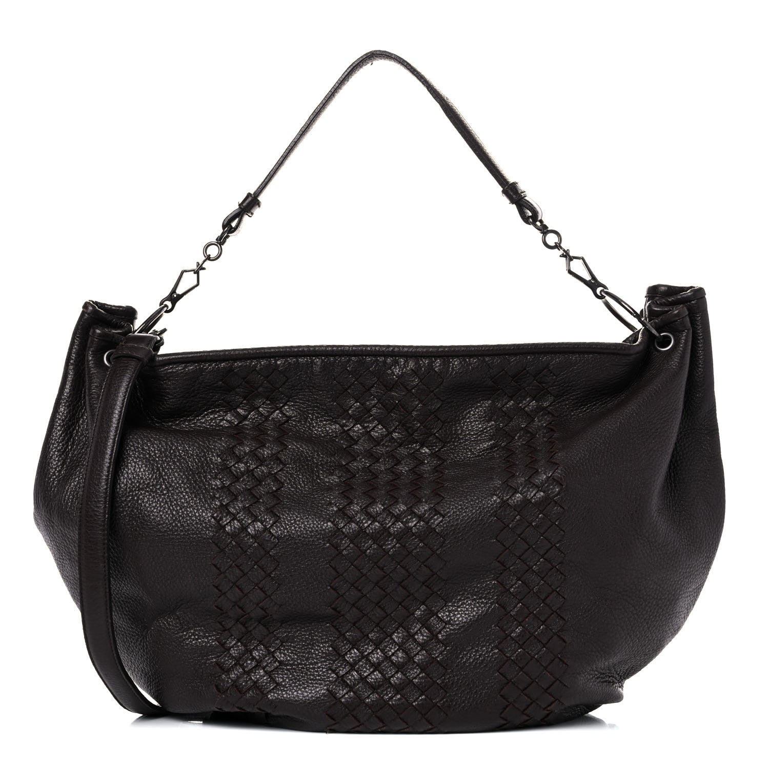 Bottega Veneta Nappa Intrecciato Veneta Hobo Ebano 1 of 29