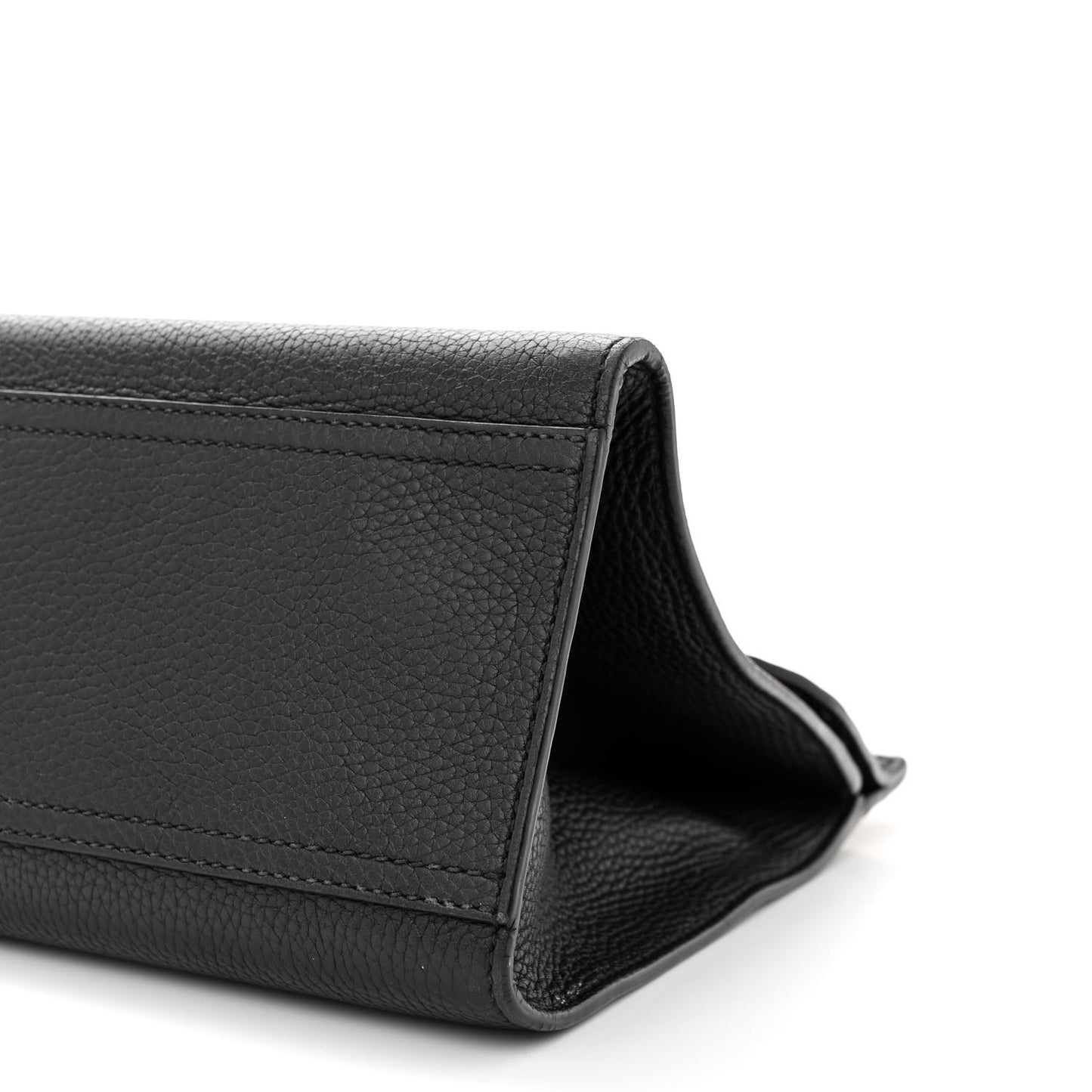 Calfskin Small GG Marmont Top Handle Bag Black