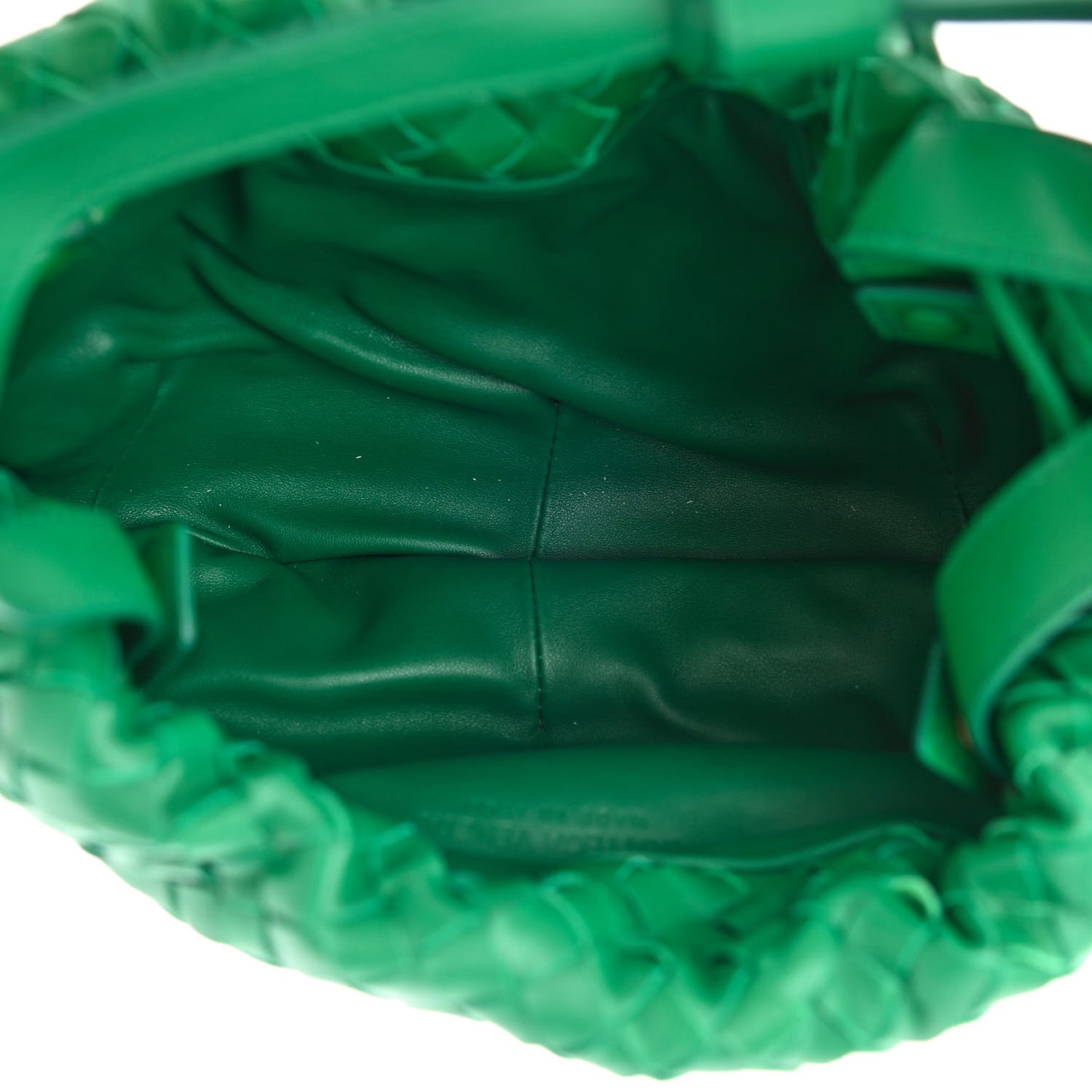 Nappa Intrecciato Small Bulb Racing Green