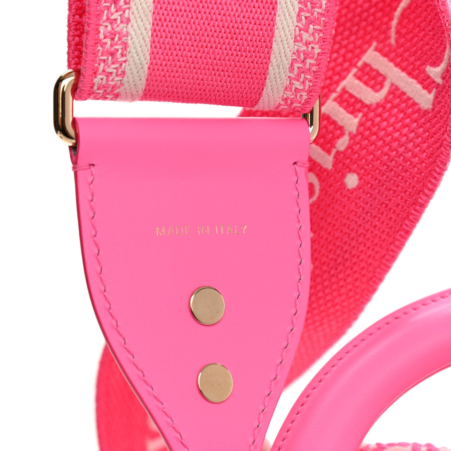 Wicker Oblique Medium Lady Dior Bag Fluorescent Pink