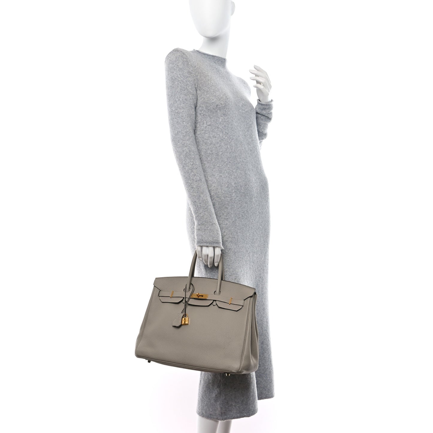 Togo Birkin 35 Gris Tourterelle