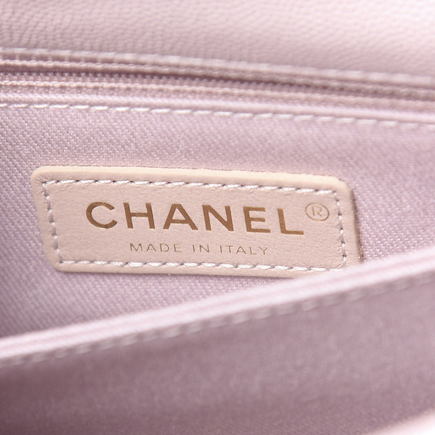 Caviar Quilted Mini Coco Handle Flap Lilas Lilac
