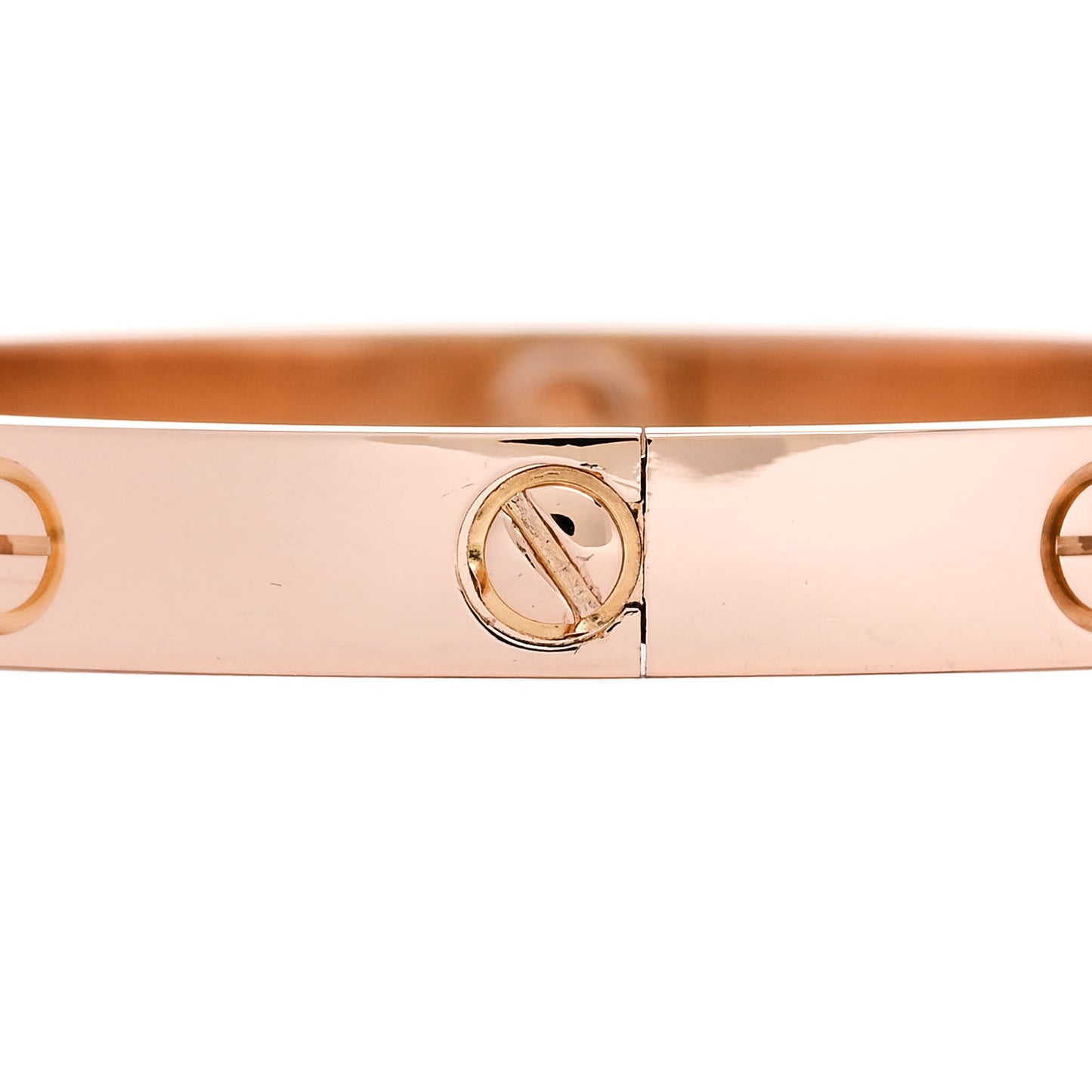 18K Pink Gold LOVE Bracelet 17