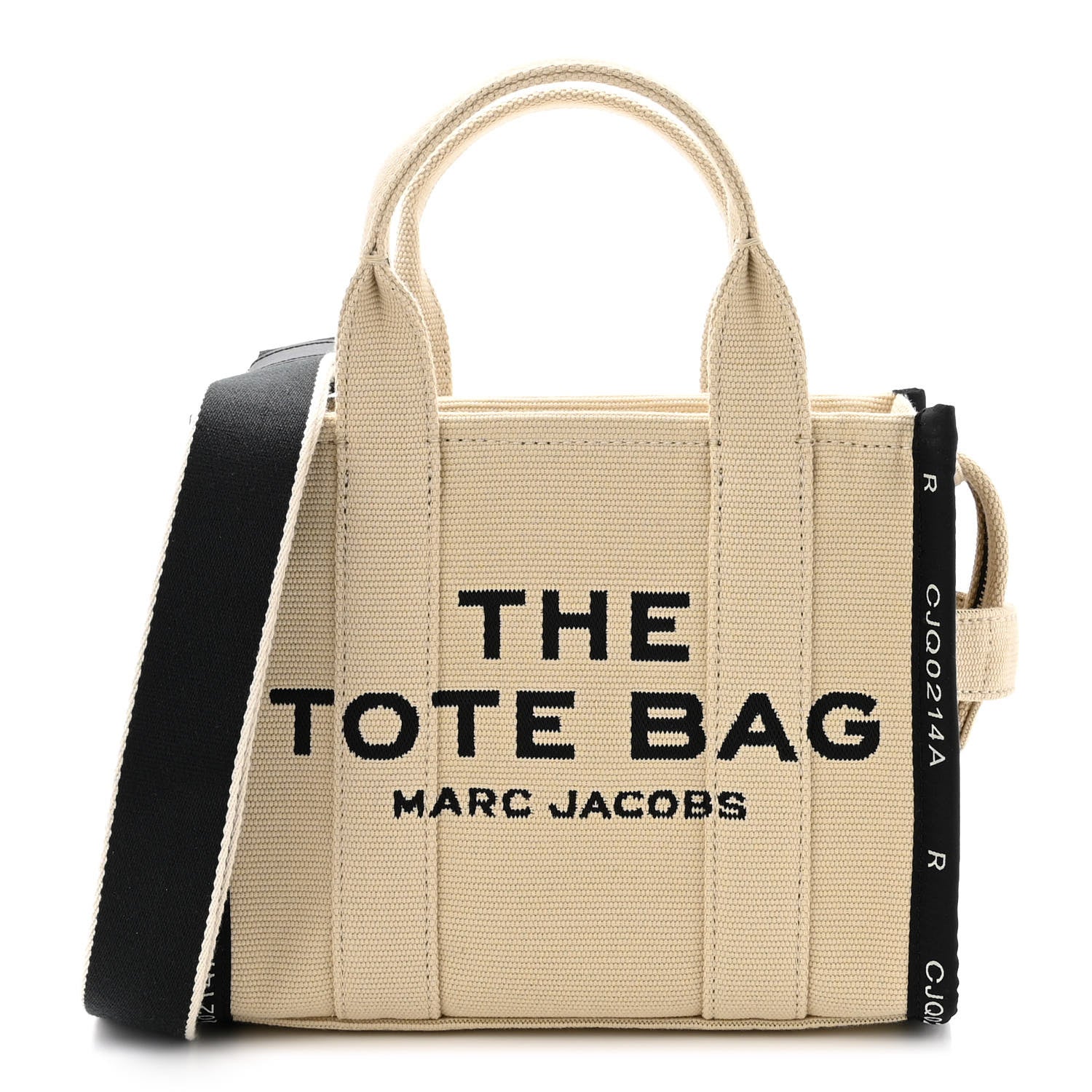 Marc Jacobs Jacquard Small The Traveler Tote Bag Warm Sand 1439205 – FASHIONPHILE