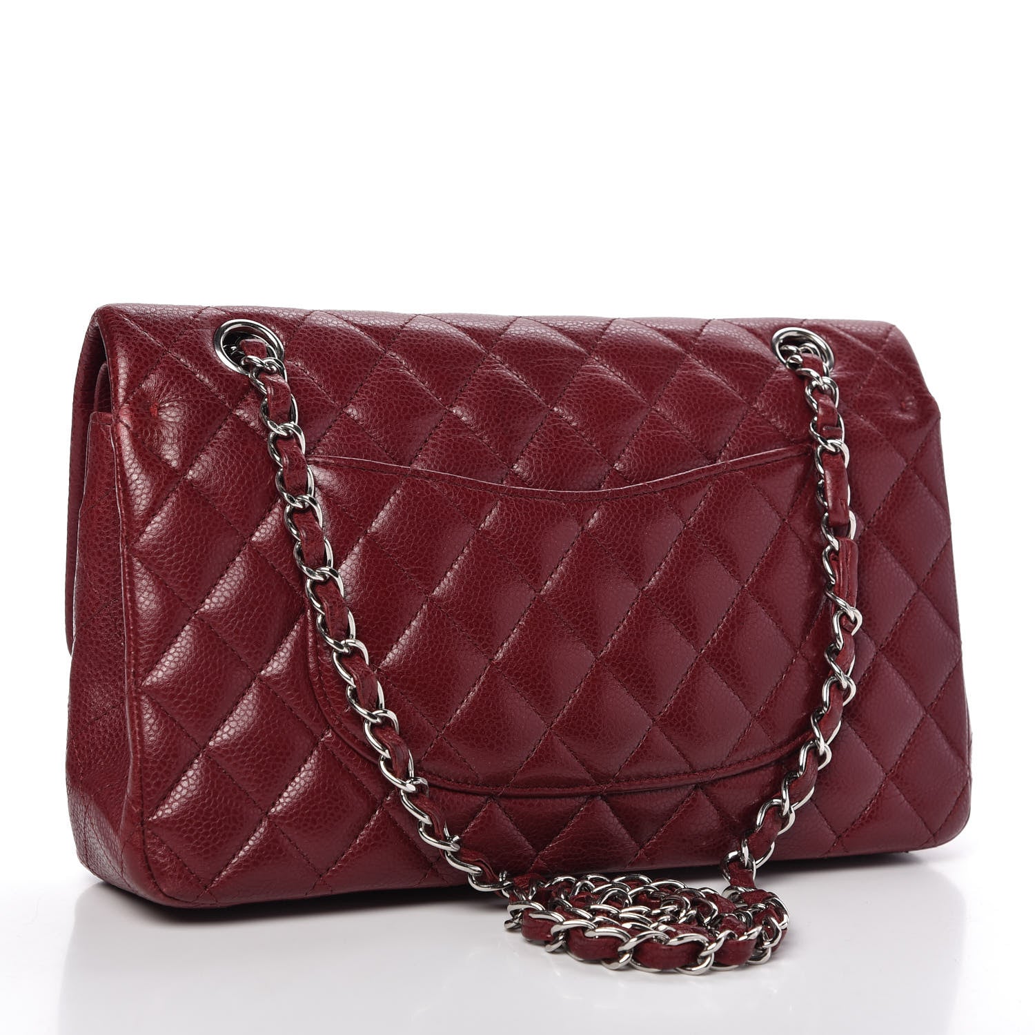 Chanel Caviar Quilted Medium Double Flap Red 3 of 11