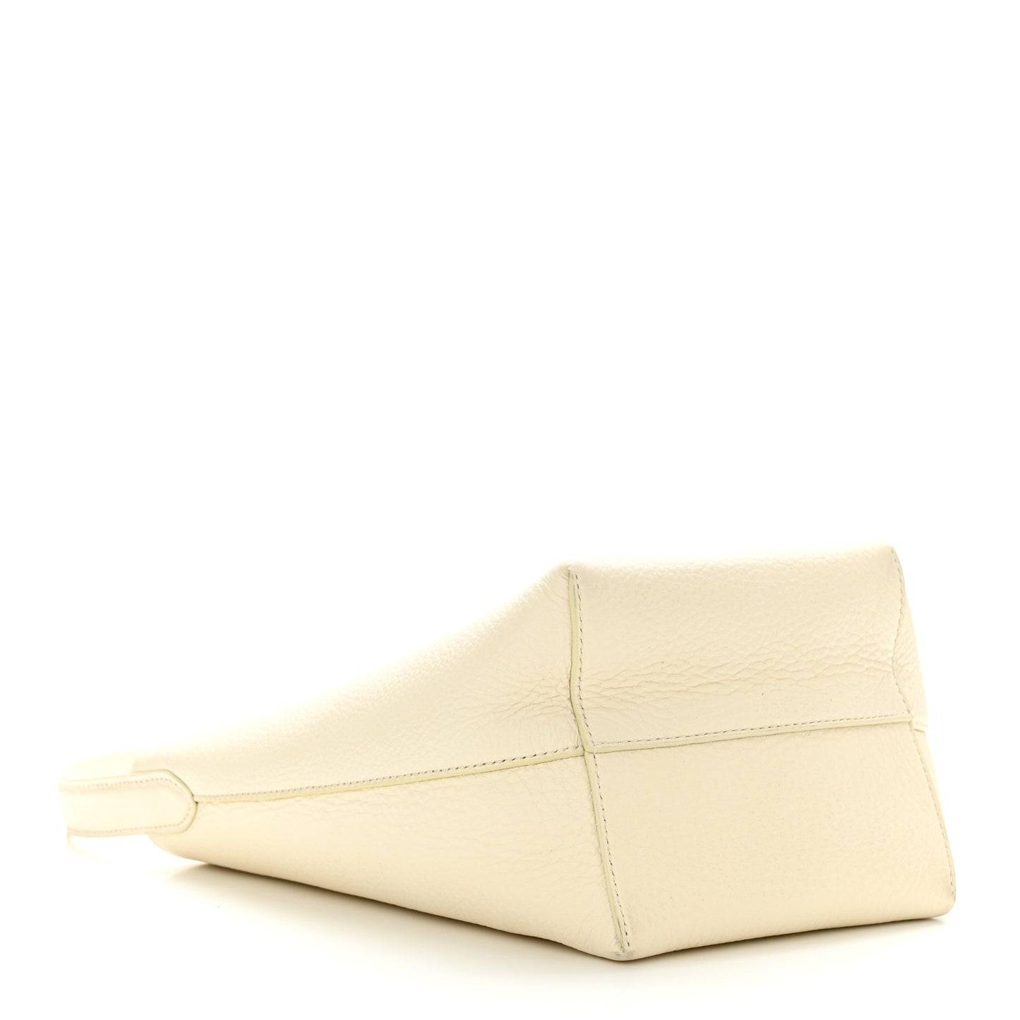 Grained Calfskin Small N/S Park Tote Ivory