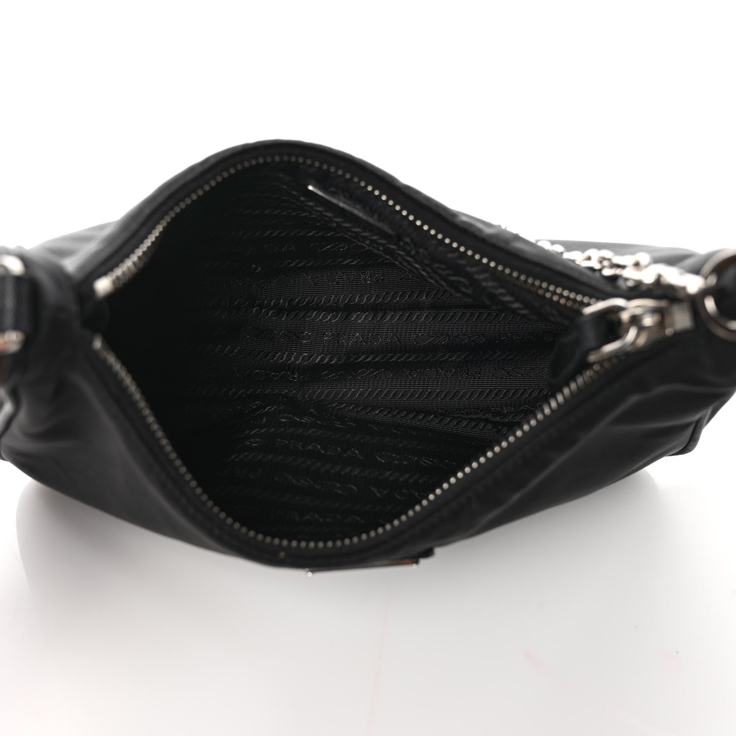 Prada Nylon Re-Edition 2005 Shoulder Bag Black 5 of 10