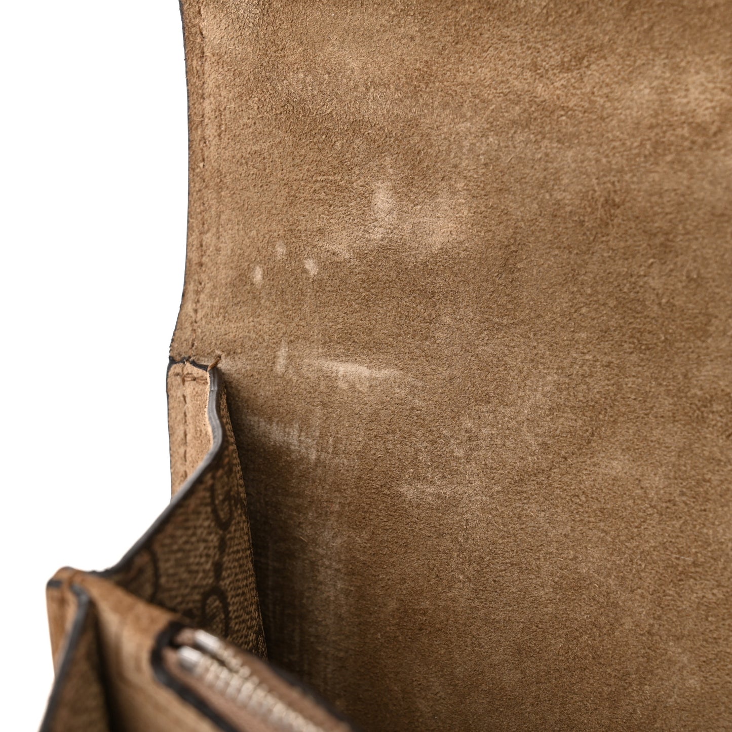 GG Supreme Monogram Small Dionysus Shoulder Bag Taupe