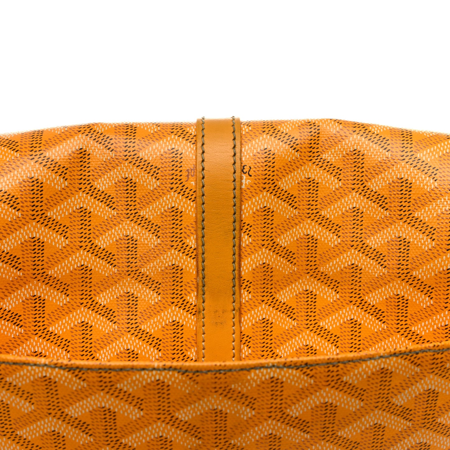 Goyardine Belvedere II MM Messenger Bag Yellow