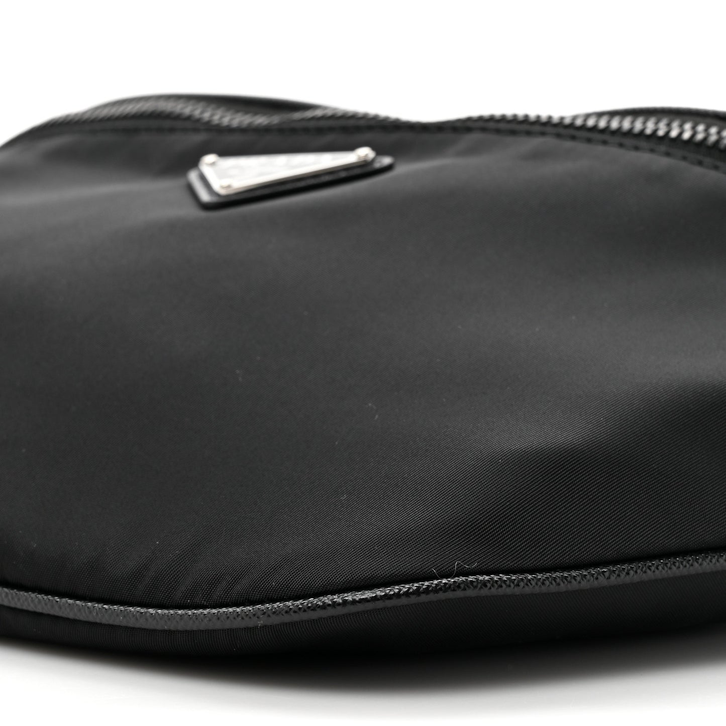 Re-Nylon Saffiano Belt Bag Black