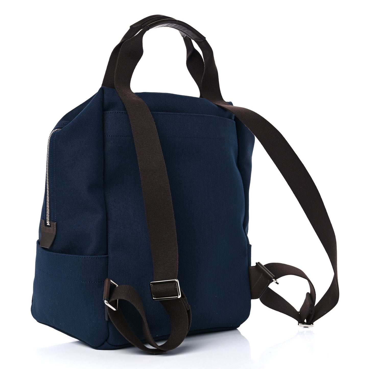 Toile Groom School Backpack Bleu Navy Feu