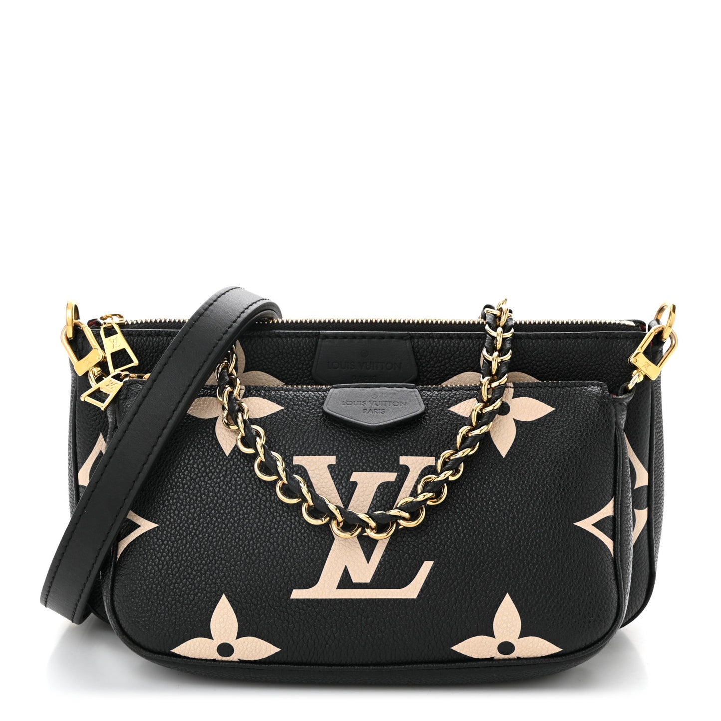 Empreinte Monogram Giant Multi Pochette Accessories Black Beige