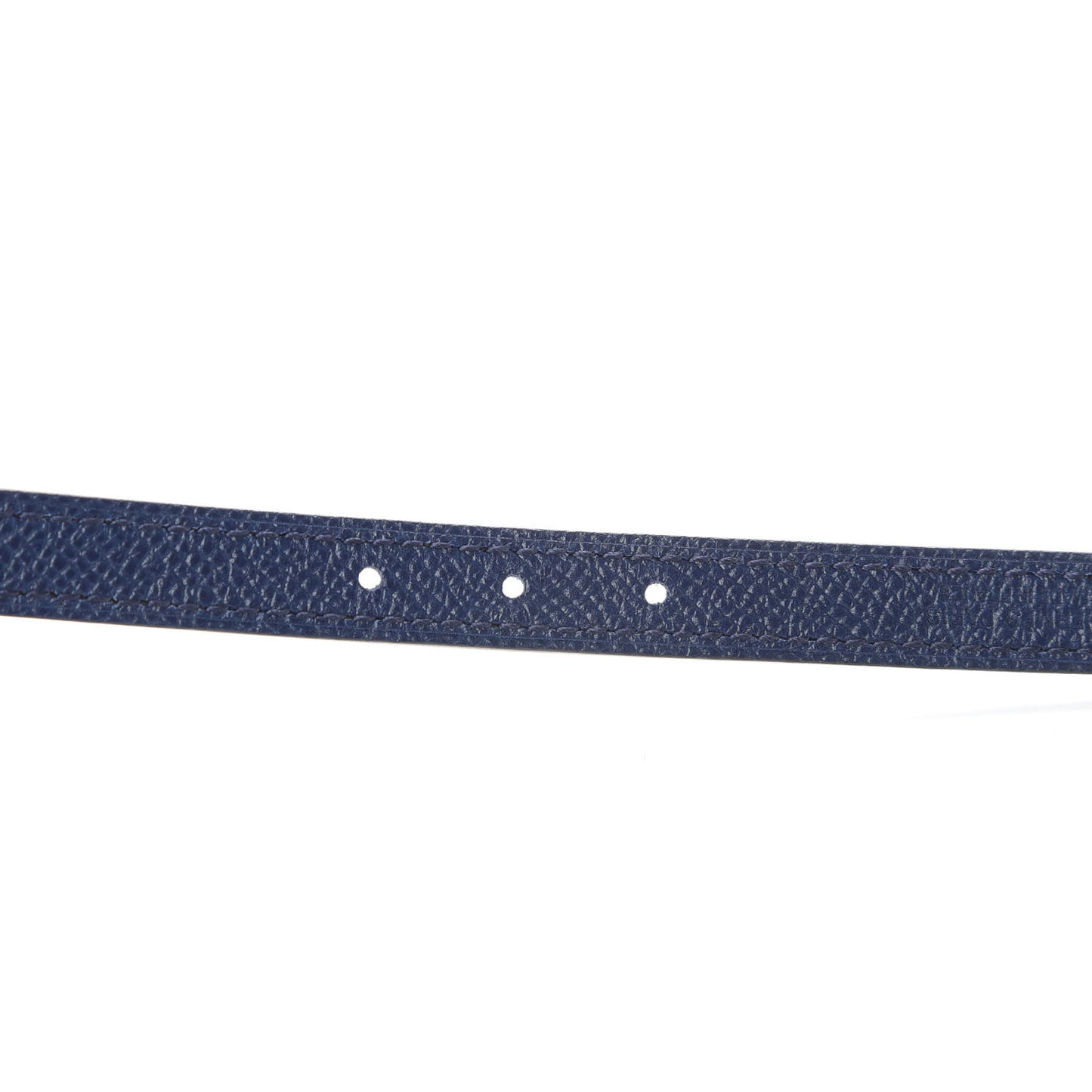 Epsom Swift 13mm Romance Belt 75 Bleu Saphir Black