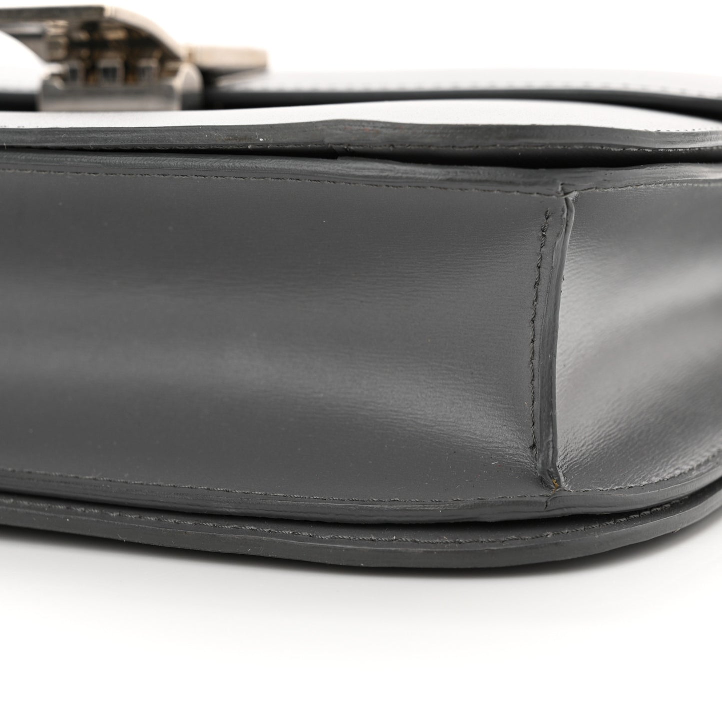 Smooth Calfskin Medium Classic Box Flap Bag Storm