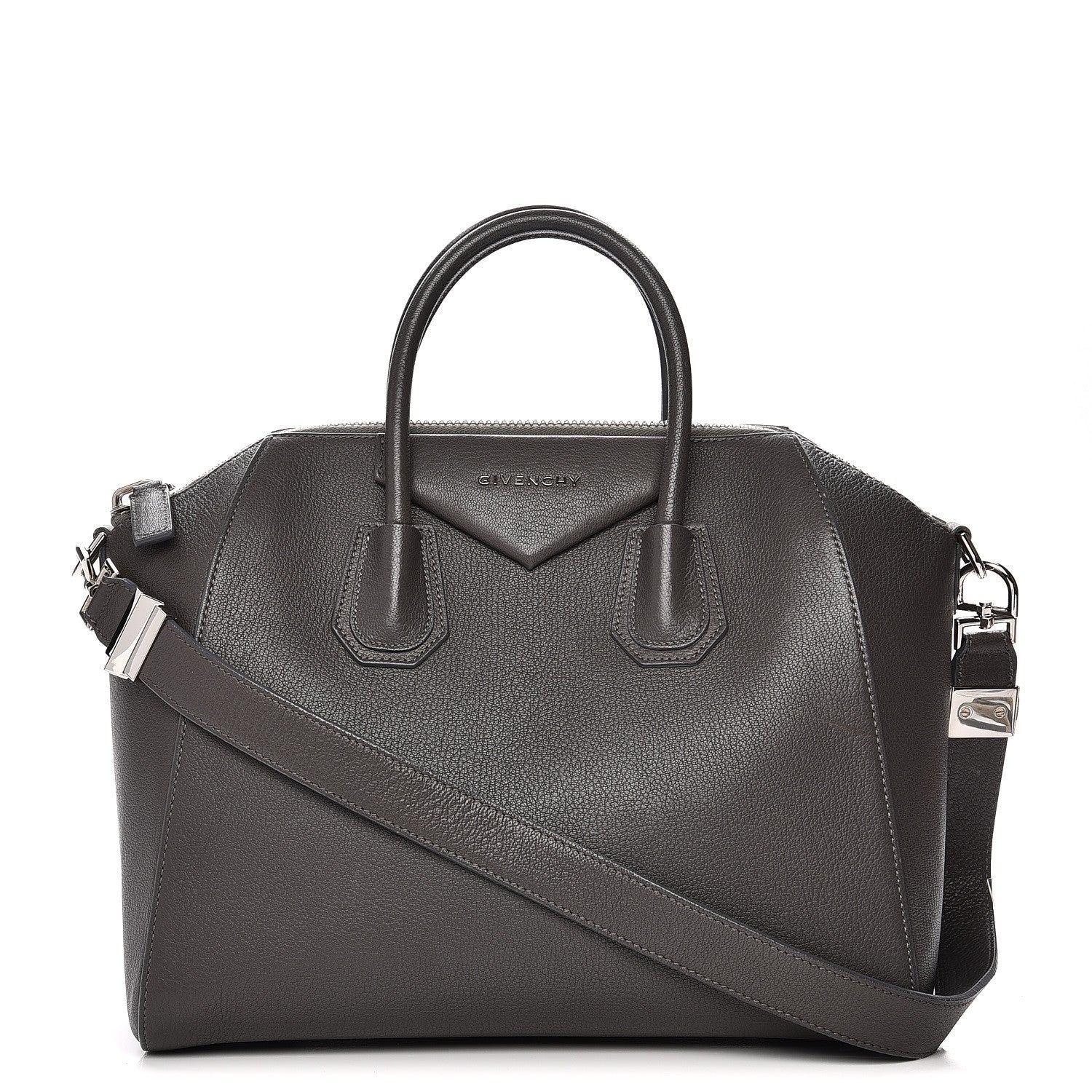 Givenchy Sugar Goatskin Medium Antigona Dark Grey 1 of 13